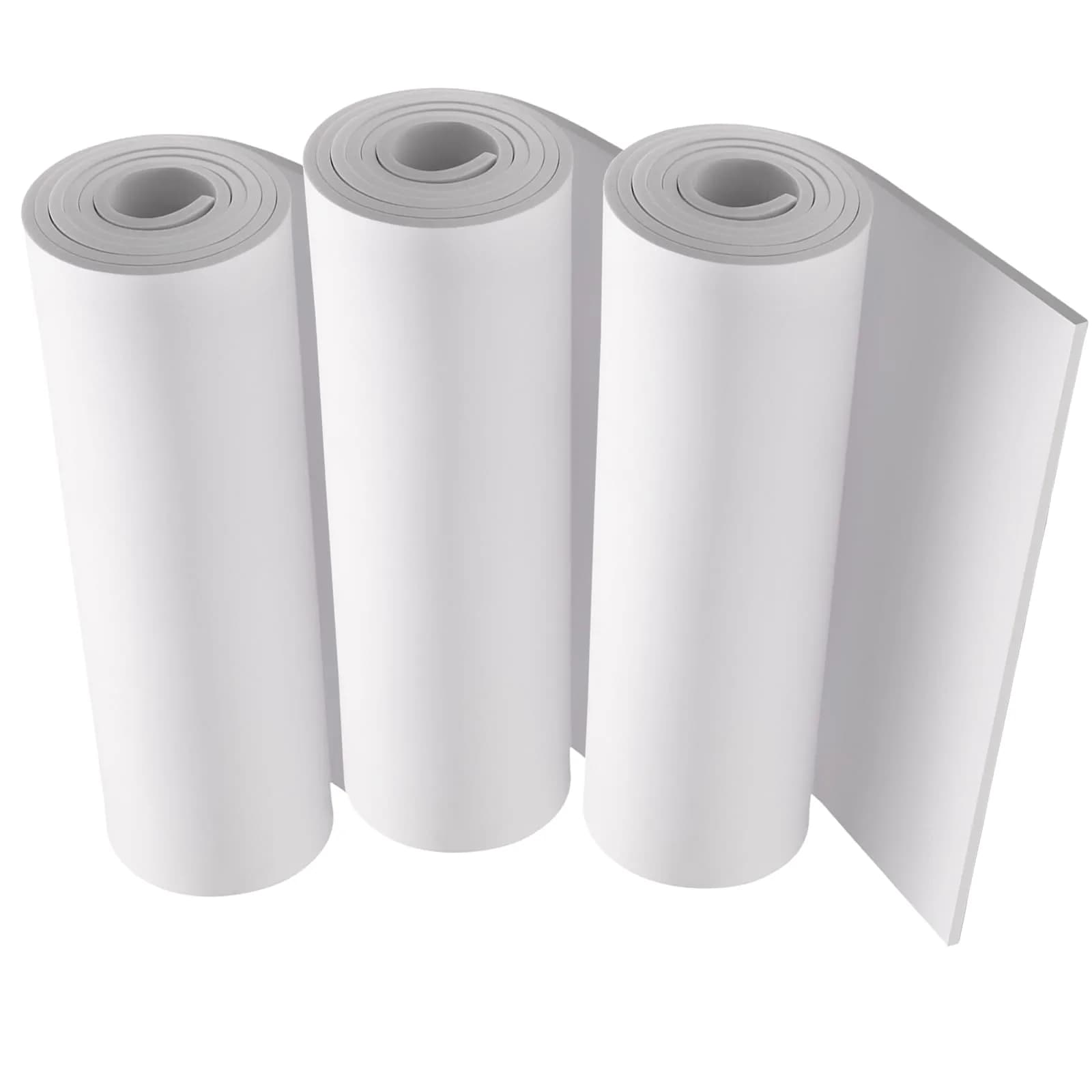MEARCOOH White EVA Foam Sheets Roll 5mm Thick (150cm x 35.5cm) | Premium Cosplay Craft Foam for Beginners - main product image