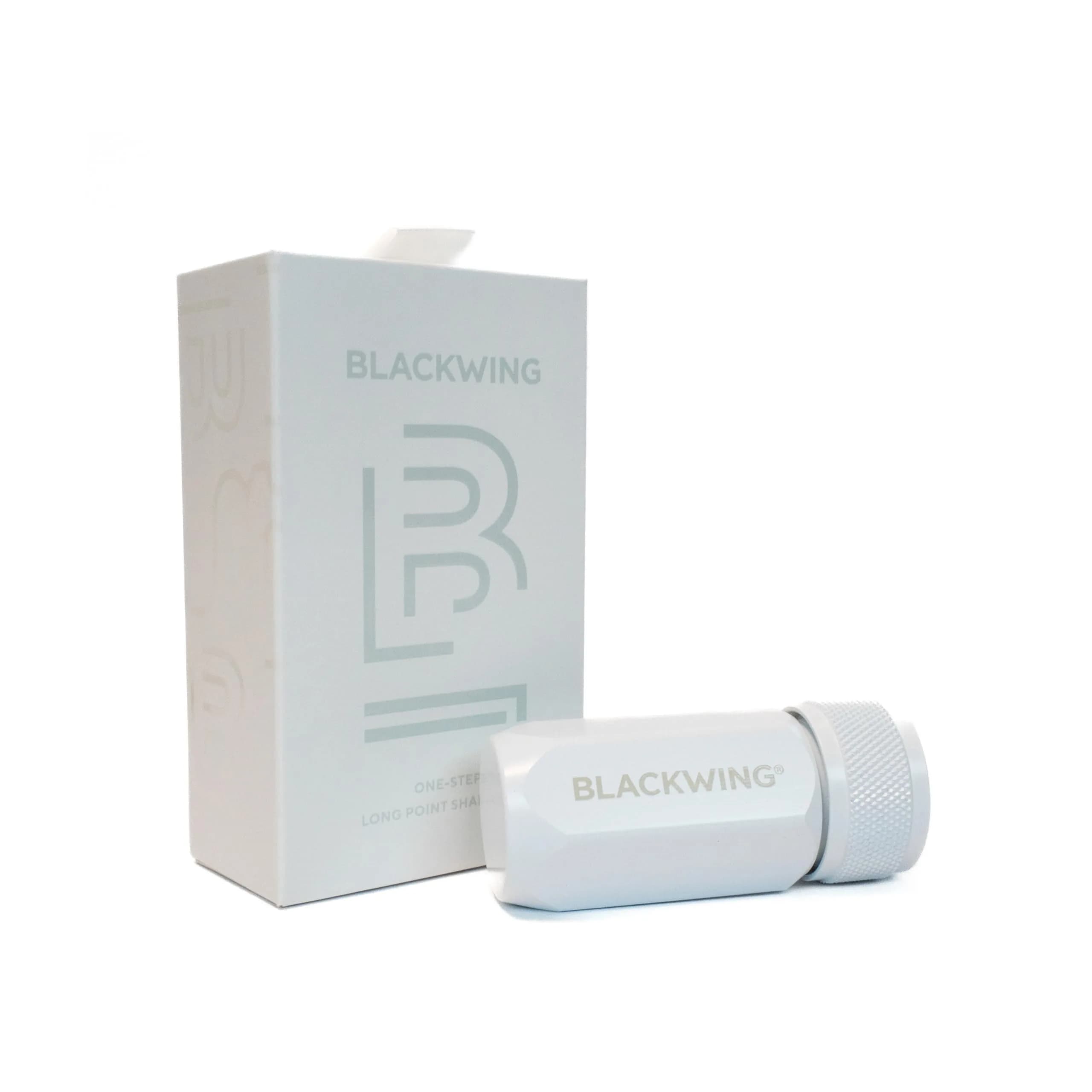Blackwing One-Step Long Point Pencil Sharpener White | German Steel Blade, Machined Aluminum Body - main product image