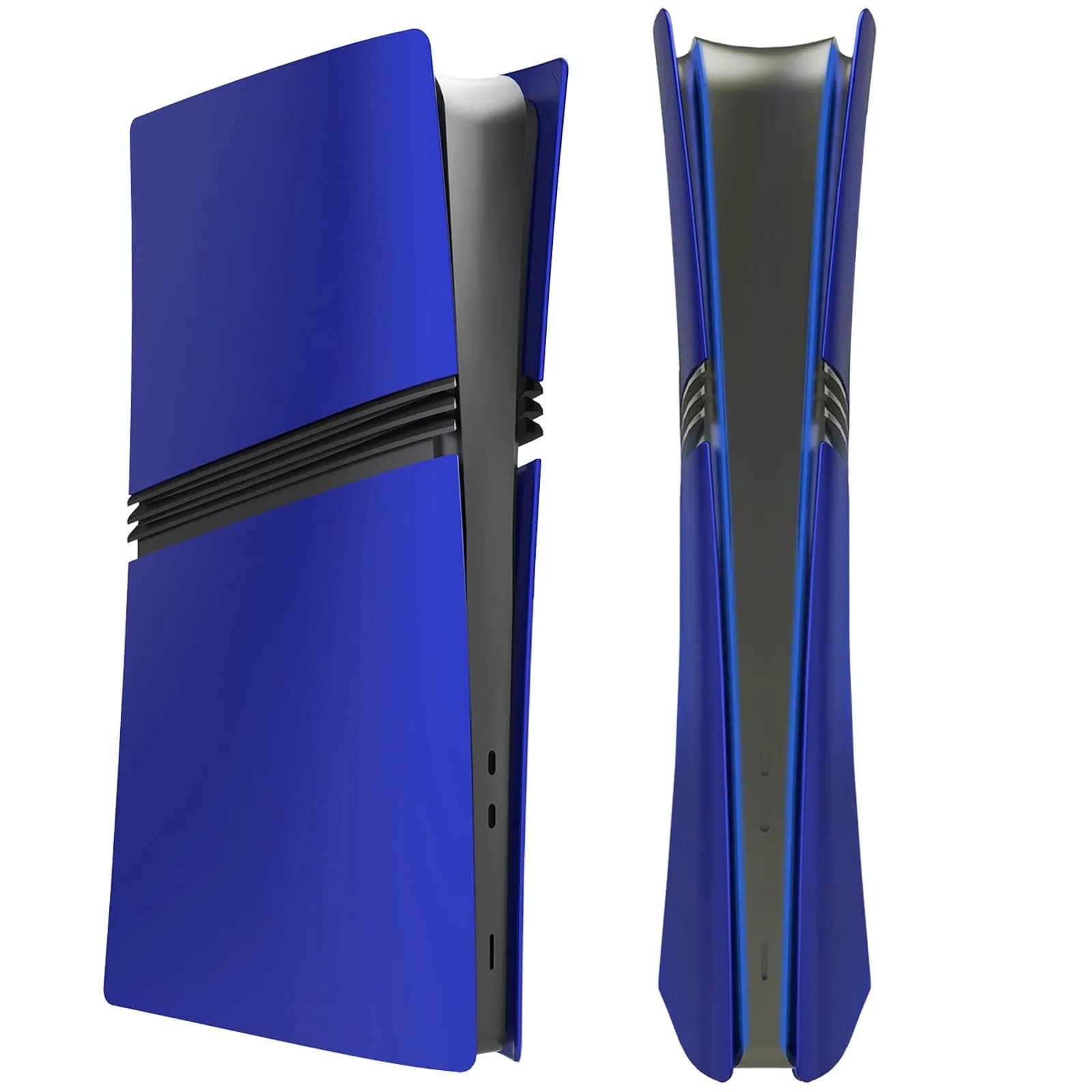 MIKNEKE Cover Plates for PS5 Pro Digital Edition Blue | Matte Faceplates Compatible with PlayStation 5 Pro Console (15.2 in x 10.2 in)
