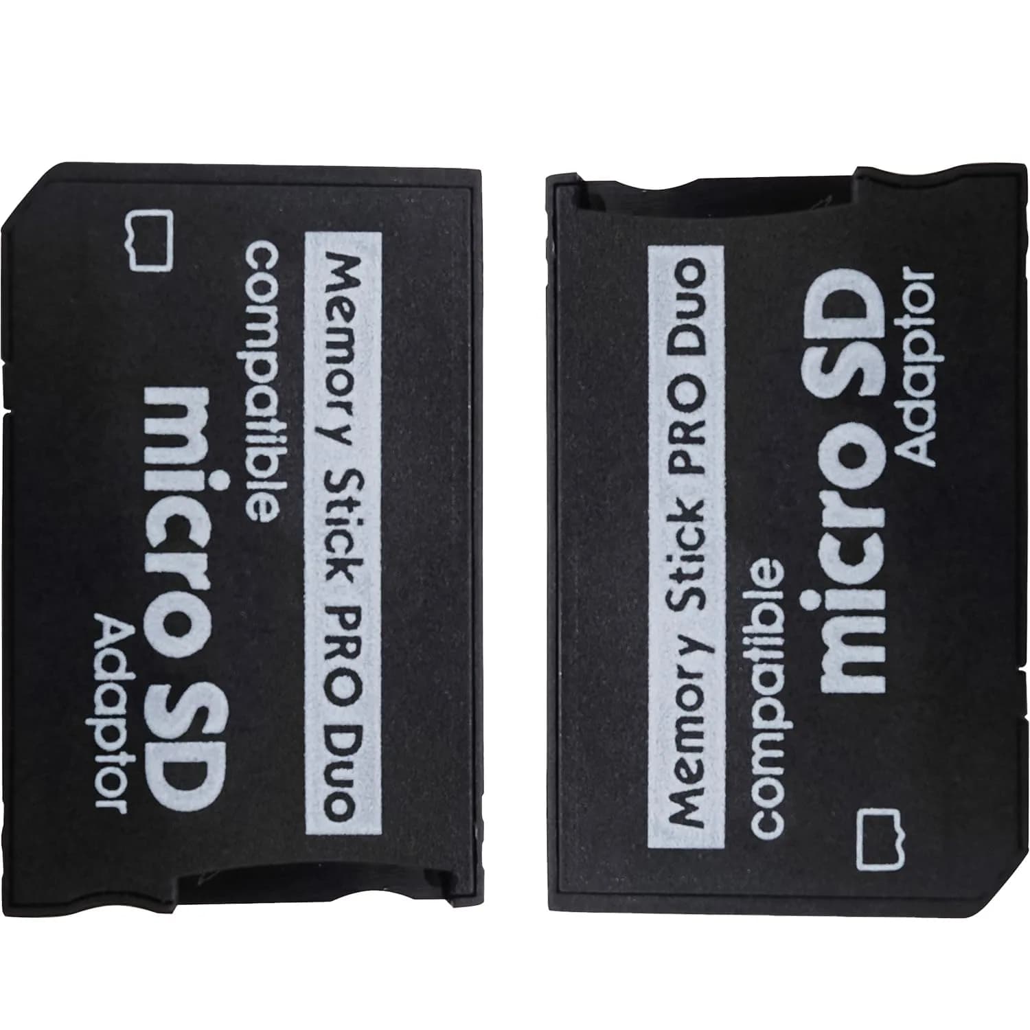 Funturbo Micro SD to Memory Stick PRO Duo Adapter 2-Pack | Compatible with PSP, Camera, Handycam - main product image