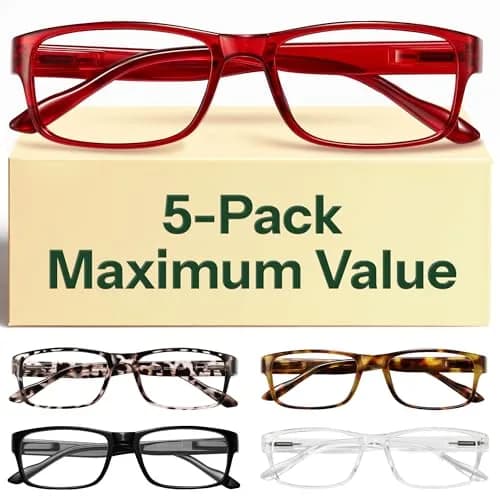 Gaoye 5 Pack Mix1 Reading Glasses | Blue Light Protection for Women - main product image