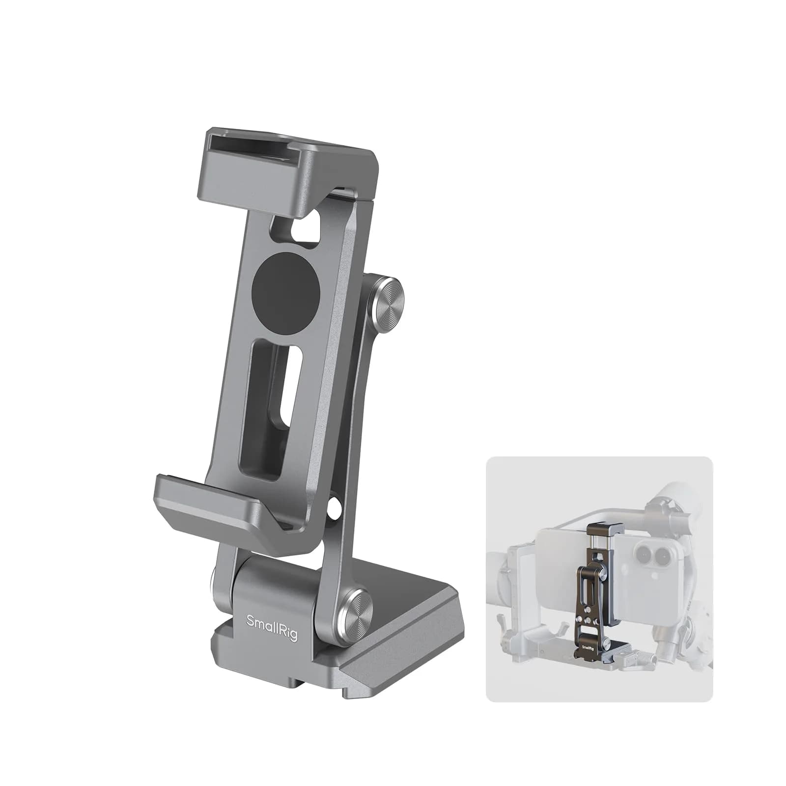 SMALLRIG Metal Phone Mount with Baseplate for Arca-Swiss - 5338 | Versatile, Durable & Compatible with DJI RS Mini - main product image