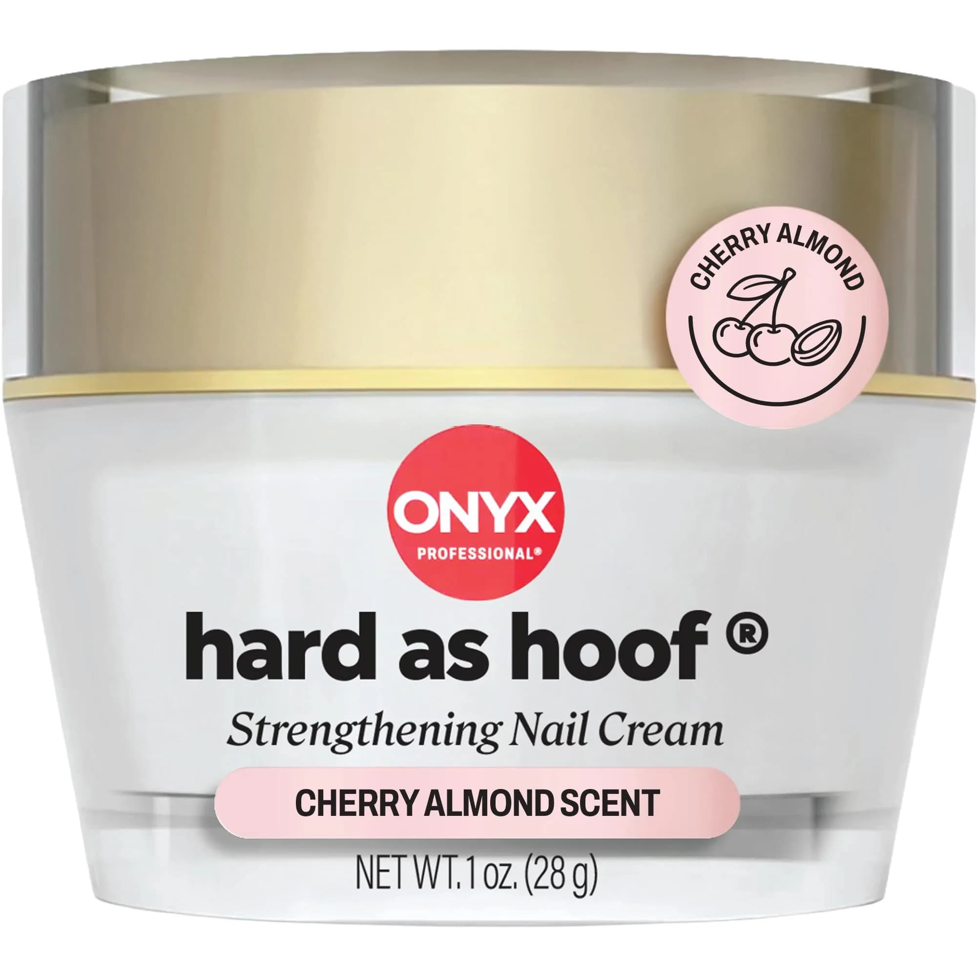 Onyx Professional Hard as Hoof Nail Strengthening Cream 29.57ml (1 oz) | Stops Splits, Chips, Cracks & Promotes Growth - main product image