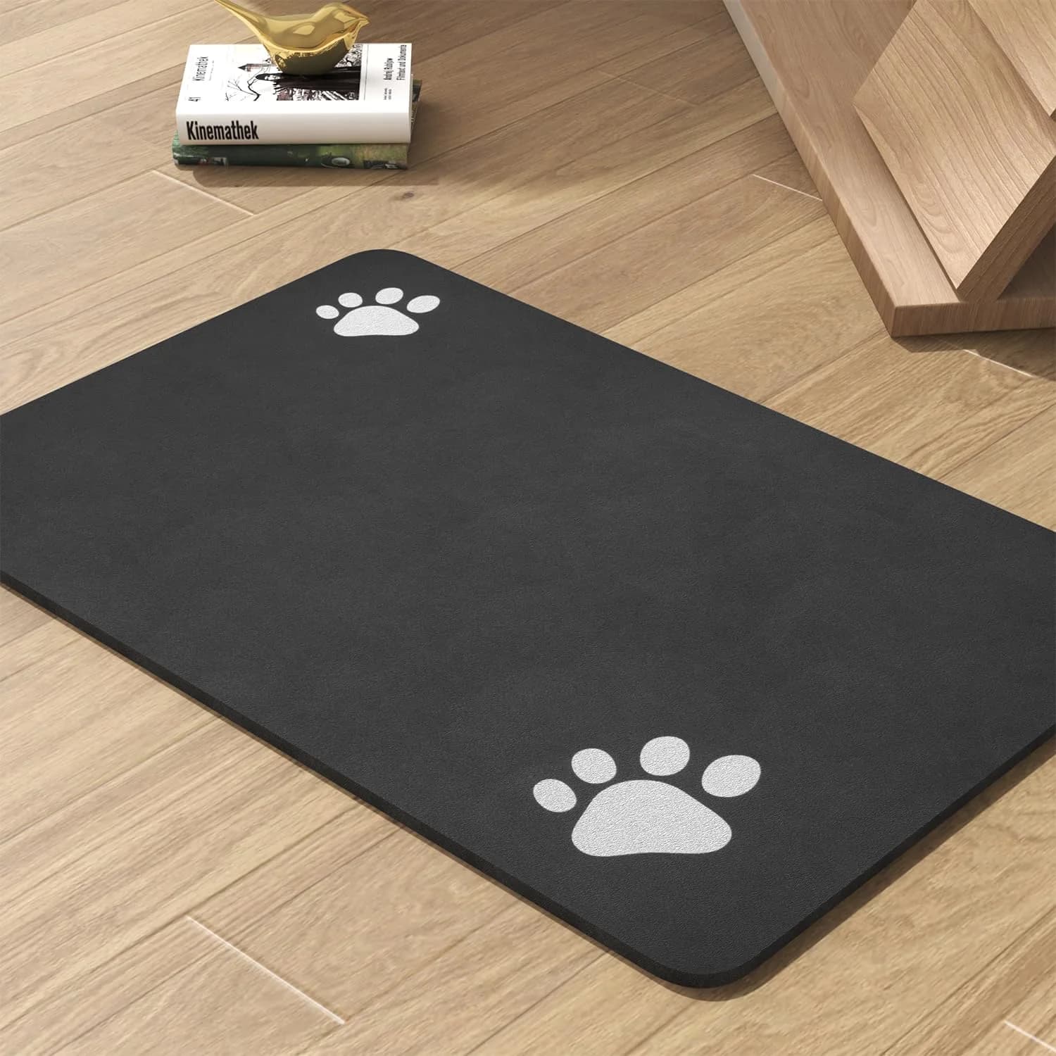 PADOOR Pet Feeding Mat-Absorbent Dog & Cat Mat 24"x24" | No Stains & Quick Dry
