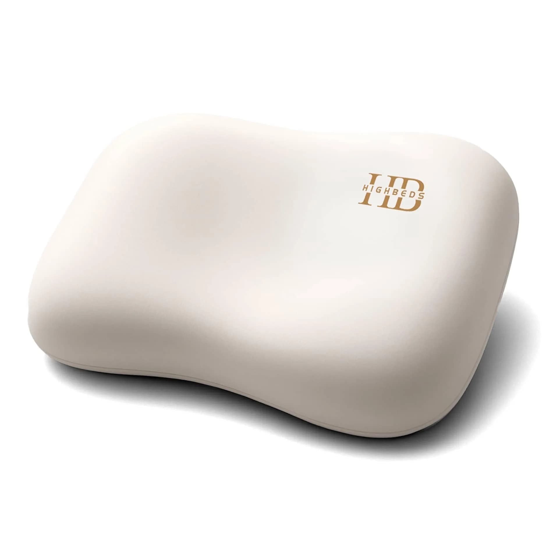 HighBeds Cervical Neck Pillow for Neck Pain Relief, Ergonomic Memory Foam Side Sleeper Pillow 38cm x 64cm (15" x 25") | BASF Support