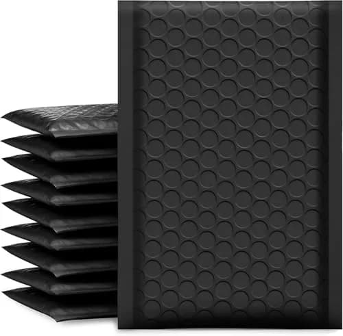 Fuxury Black Bubble Mailers 6x10 Inch (9600 PCS) | Padded Envelopes for Small Business Mailing - main product image