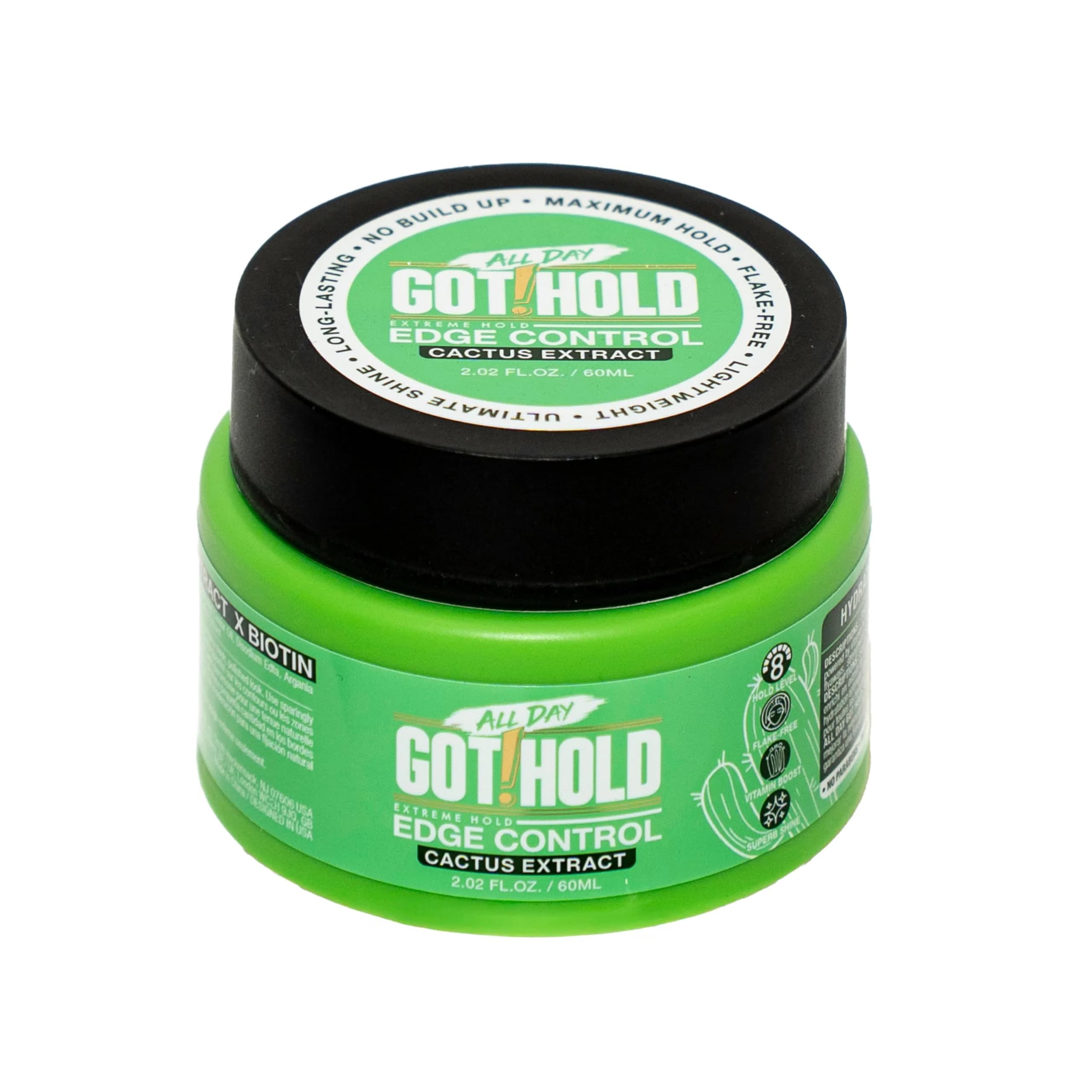 ALL DAY GOT HOLD Extreme hold Cactus Extract Edge Control 60ml | Strong hold for sleek styles