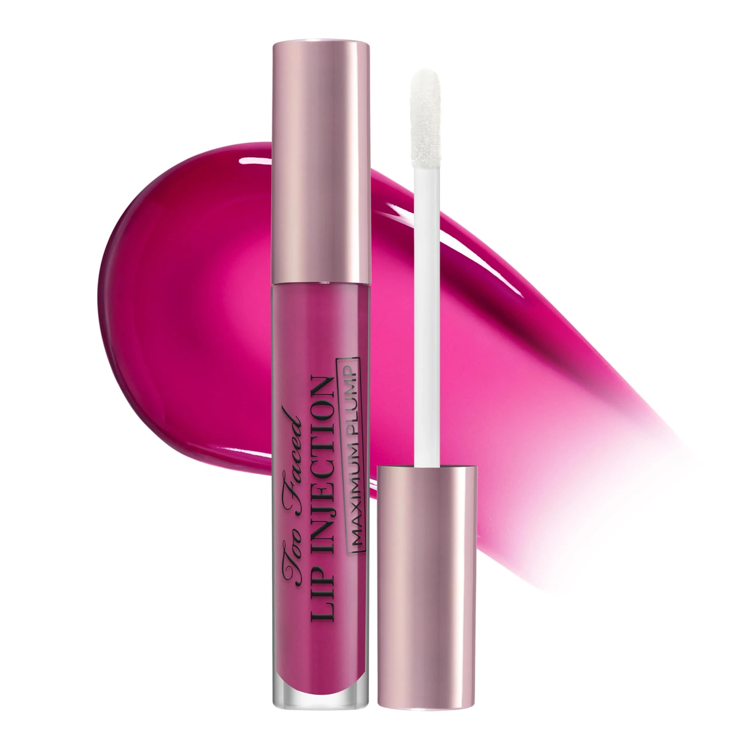 Too Faced Lip Injection Maximum Plump Gloss Berry Crush 4g (0.14 Oz) | Intense Hydration & Shine - main product image