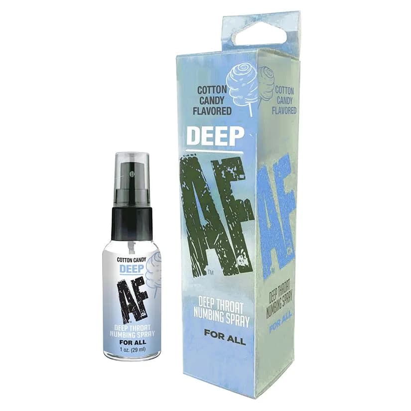 Naughty Kitty Kat Deep AF Deep Throat Spray (Peach) | Oral Desensitizer for Gag Reflex (110c)