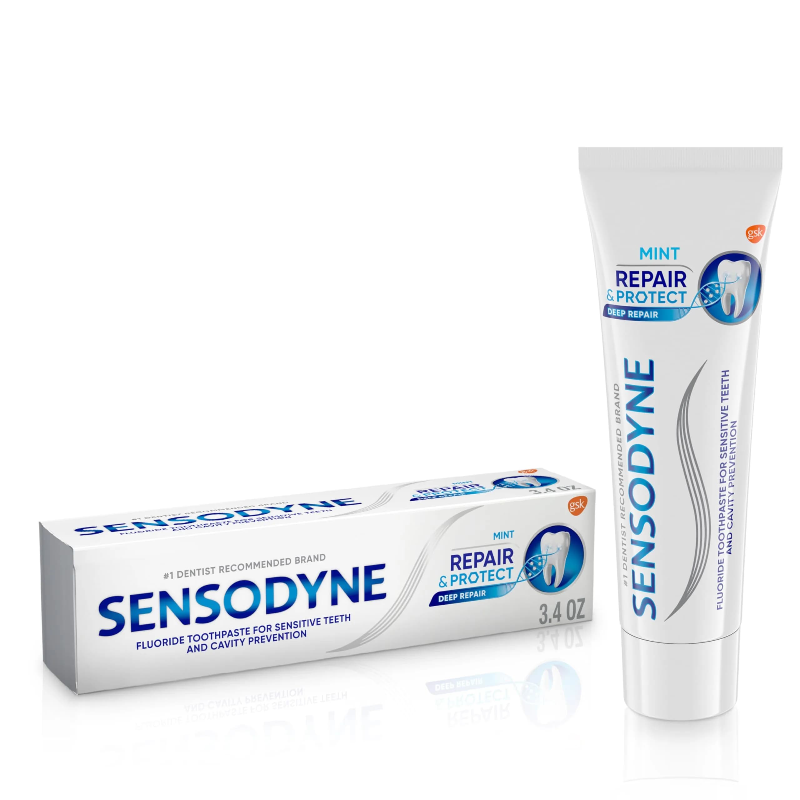 Sensodyne Repair and Protect Whitening Toothpaste | Sensitive Teeth & Enamel Care - main product image
