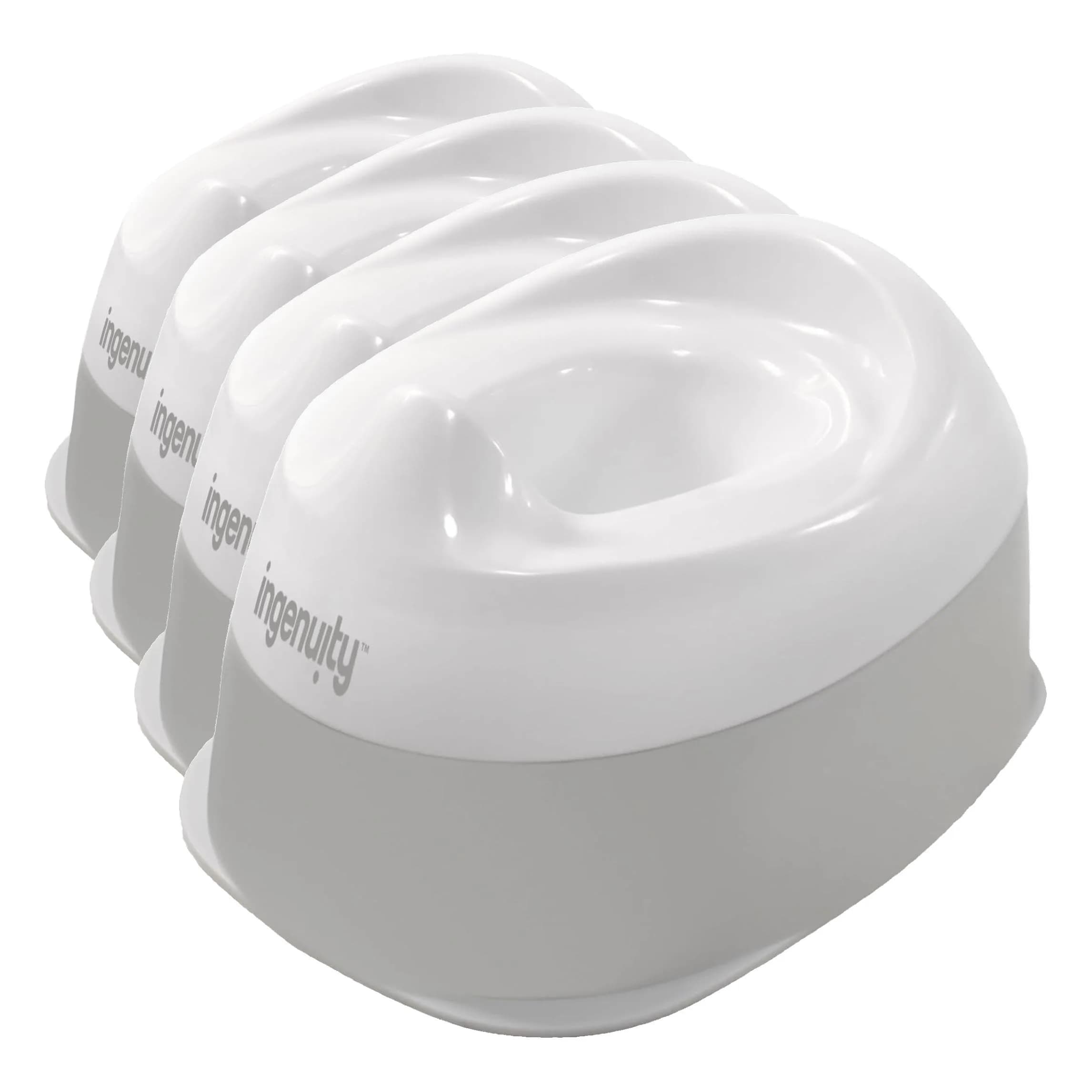 Ingenuity Ready Set Go Potty Training Toilet 4 Pack | Wide Stable Base for Toddlers - main product image