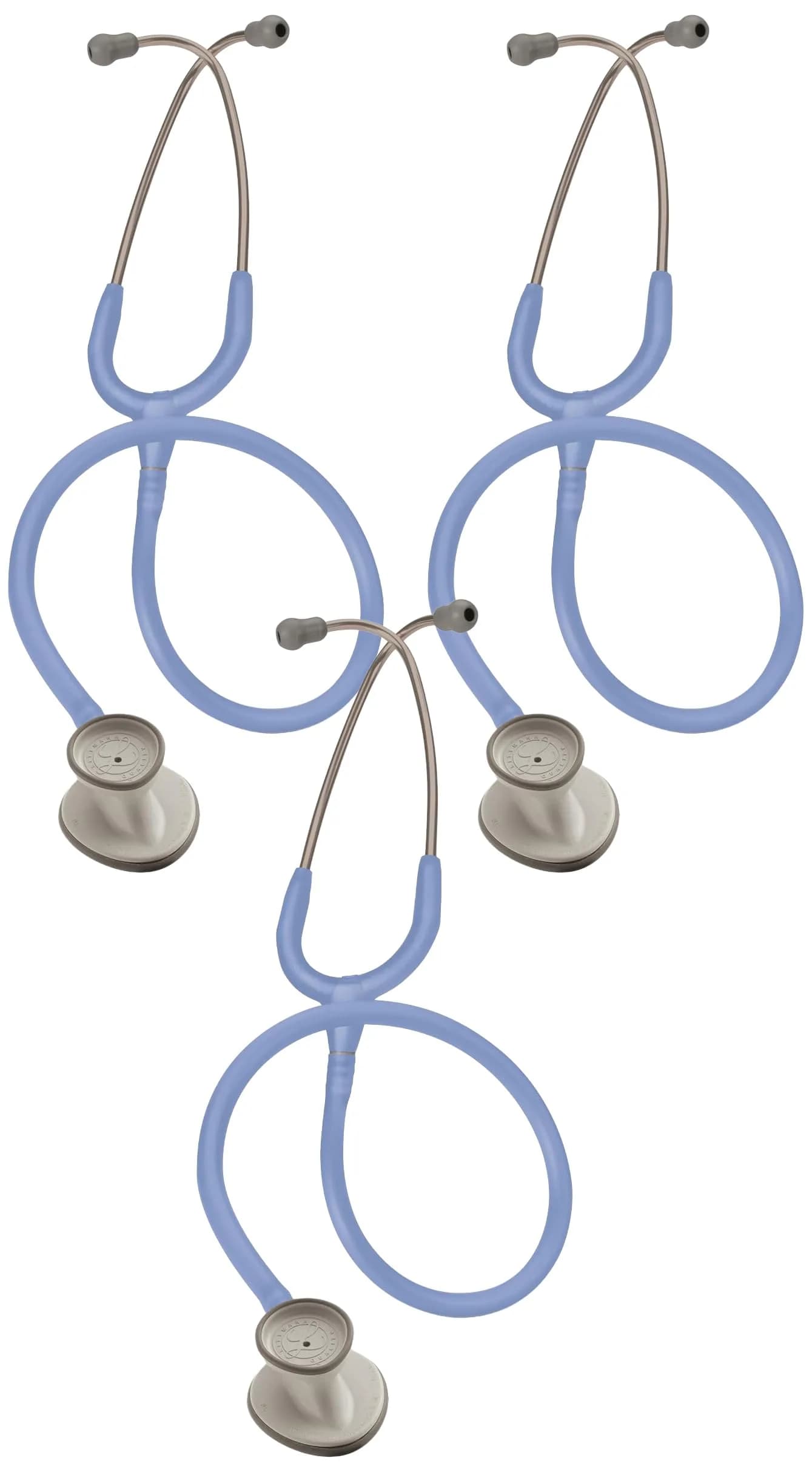 3M Littmann Lightweight II S.E. Stethoscope 2454, 118g, 71cm (28") Ceil Blue Tube (Pack of 3) | Dual-Head Acoustic Instrument - main product image