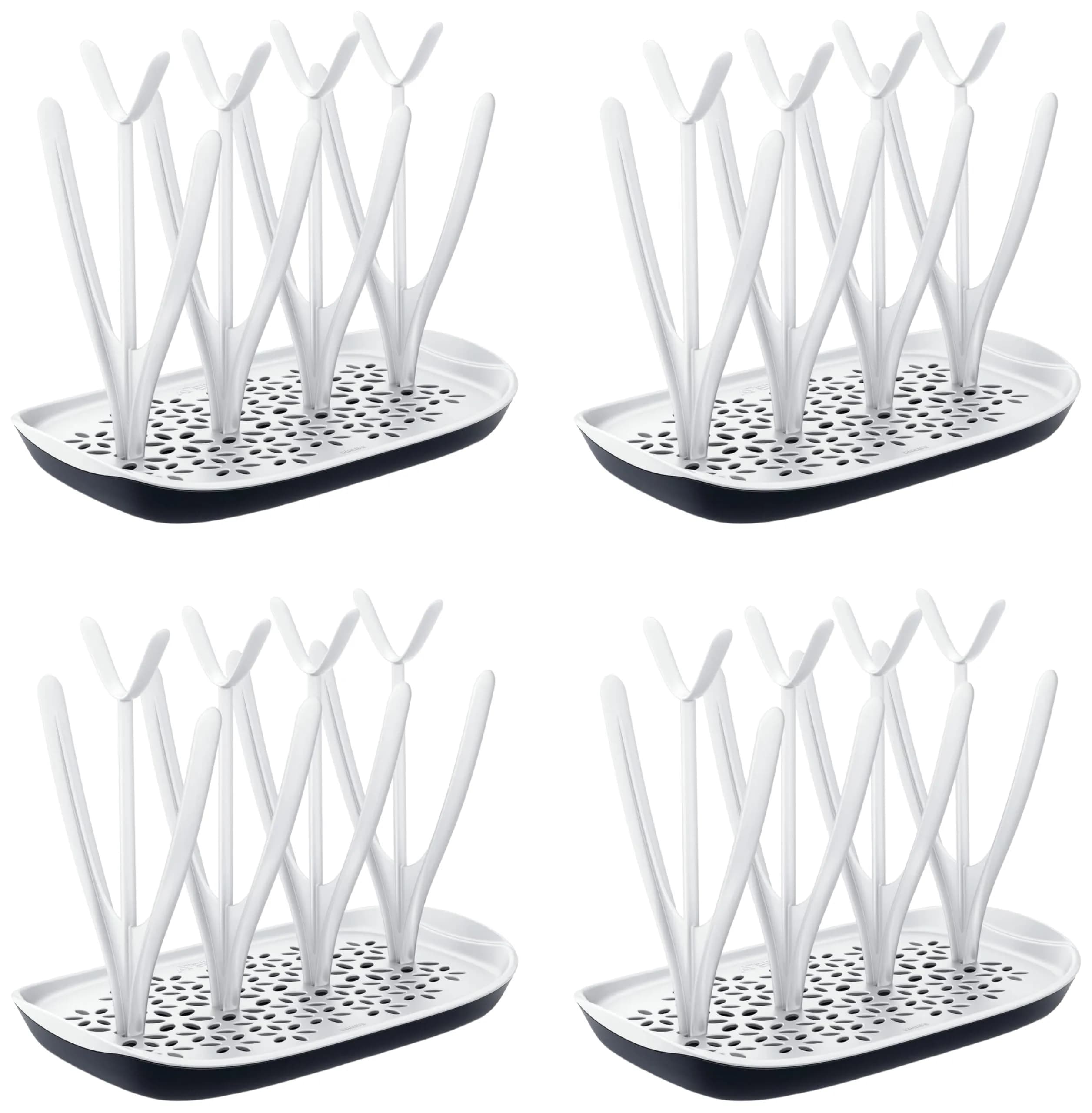 Philips Avent Drying Rack White SCF149/00 | Fits 8 Bottles, Nipples, Pump Parts & Accessories | 33cm (13.1") Long - main product image