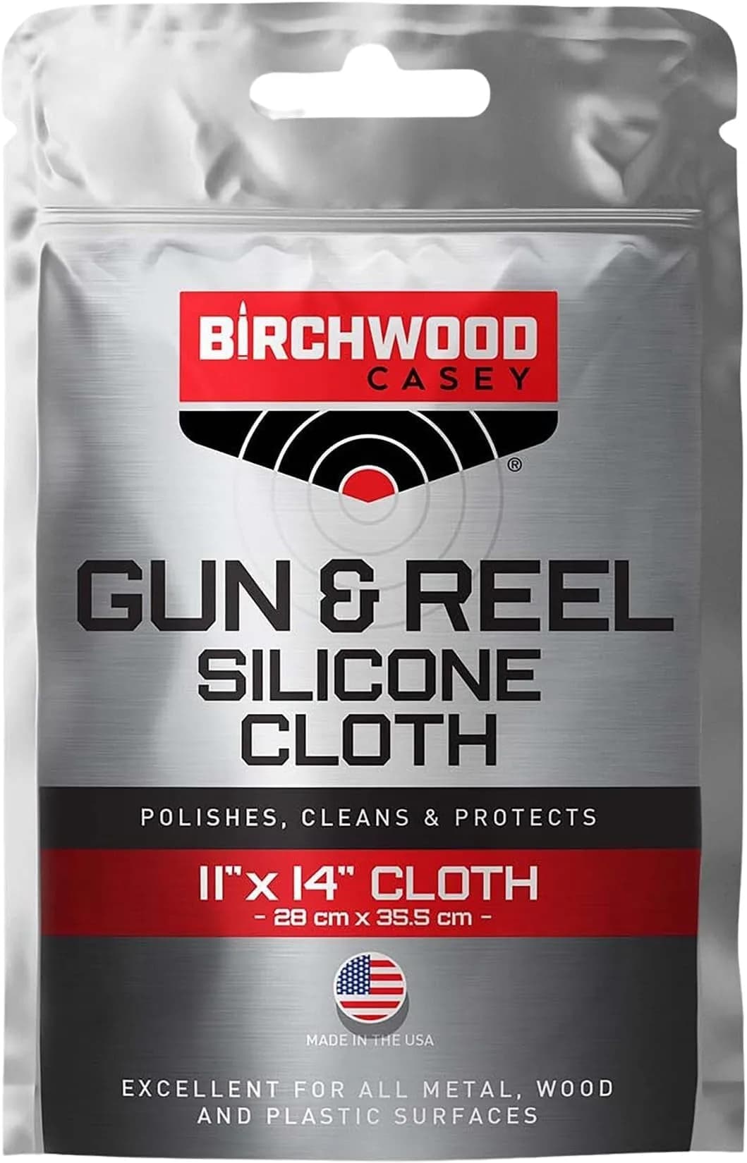 Birchwood Casey Gun & Reel Silicone Cloth 11"x14" (28cm x 35.5cm) | Pack of 6 - main product image