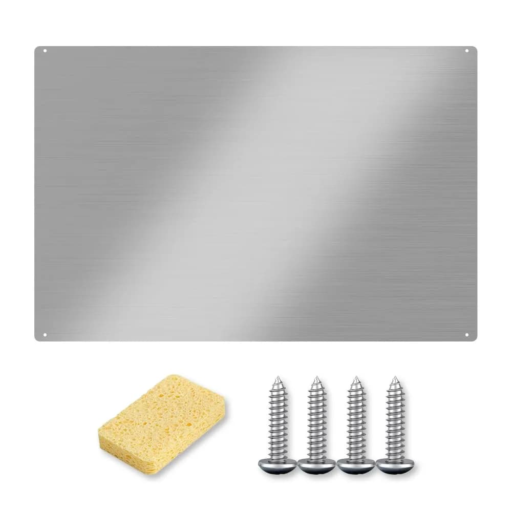VENFAN 30" x 12" Stainless Steel Backsplash Panel | Easy Clean Stove Wall Protector - main product image