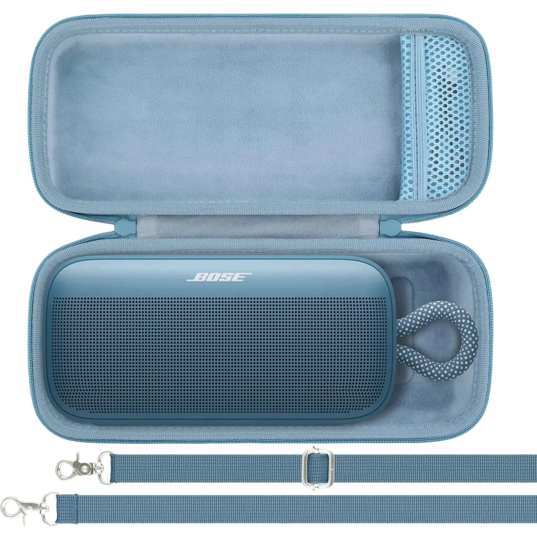 khanka Hard Case for Bose SoundLink Plus Portable Bluetooth Speaker, Blue | Protects Against Water, Shock, and Dust - main product image