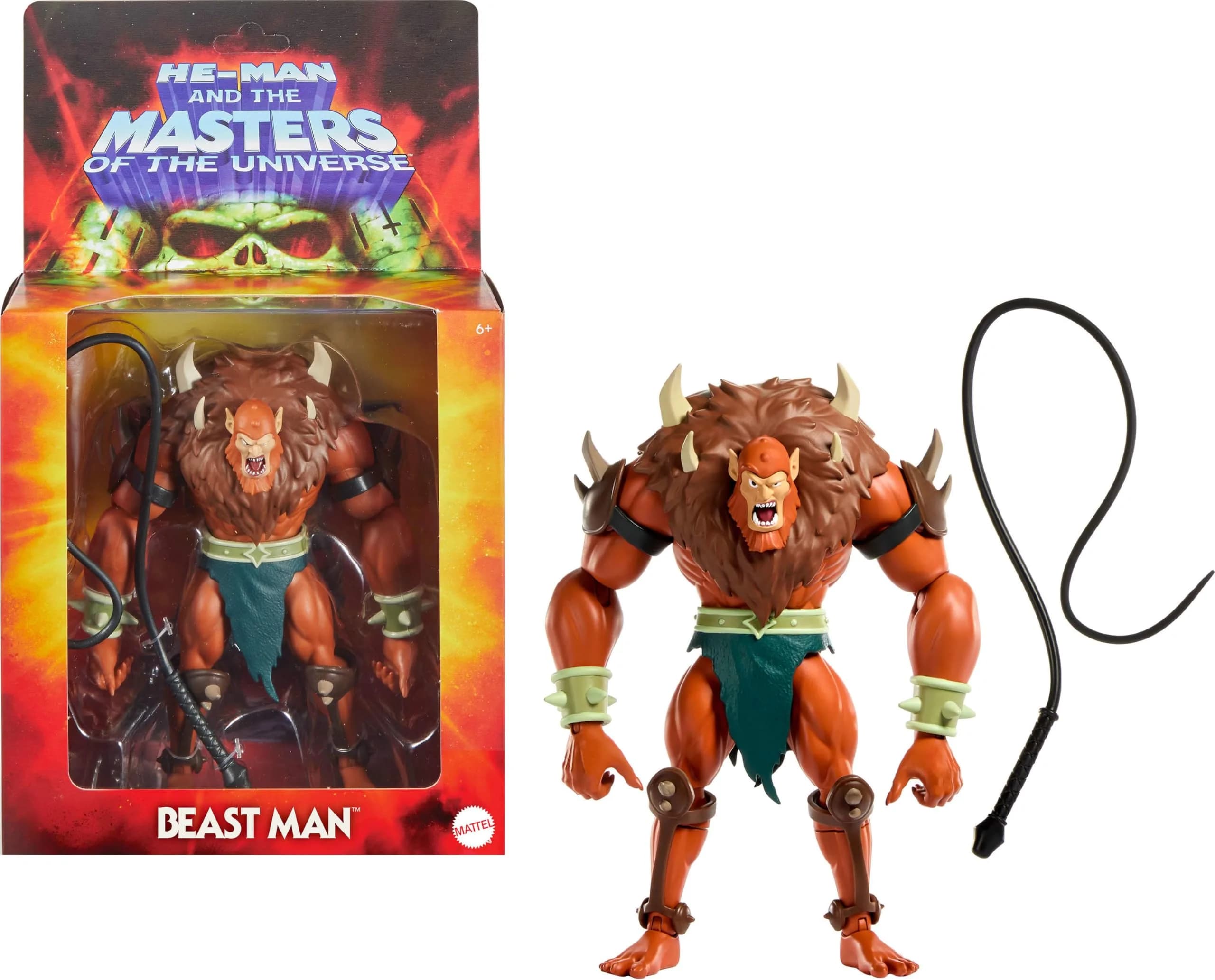 Masters of the Universe Origins Beast Man Deluxe Action Figure | 5.5-inch Scale, Modern Posability, Collector-Grade (70-120 chars)