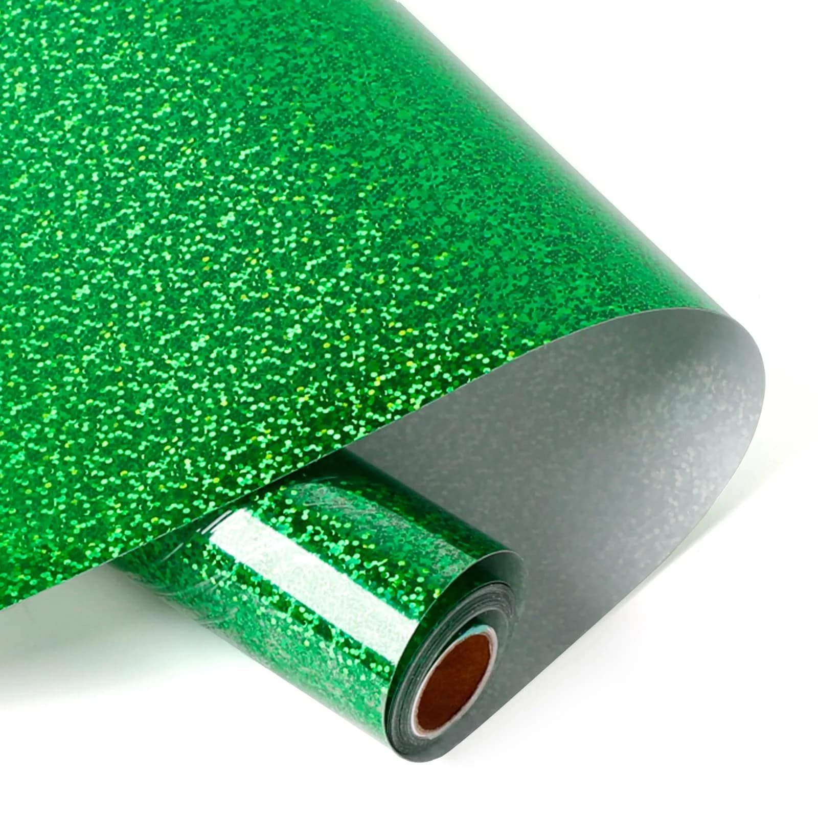 HTVRONT Holographic Glitter Permanent Vinyl Roll 12" x 10ft (30cm x 3.05m) | Crafting Vinyl for Cricut & Silhouette - main product image