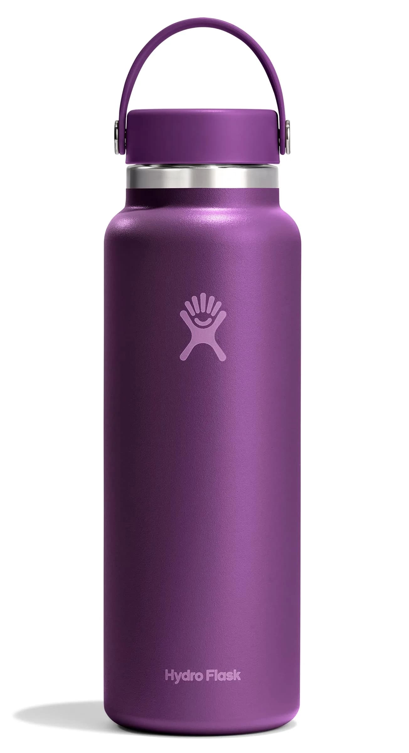 Hydro Flask 40 Oz Tonal White Wide Mouth Water Bottle | Insulated Stainless Steel, Cold 24 Hrs, Hot 12 Hrs