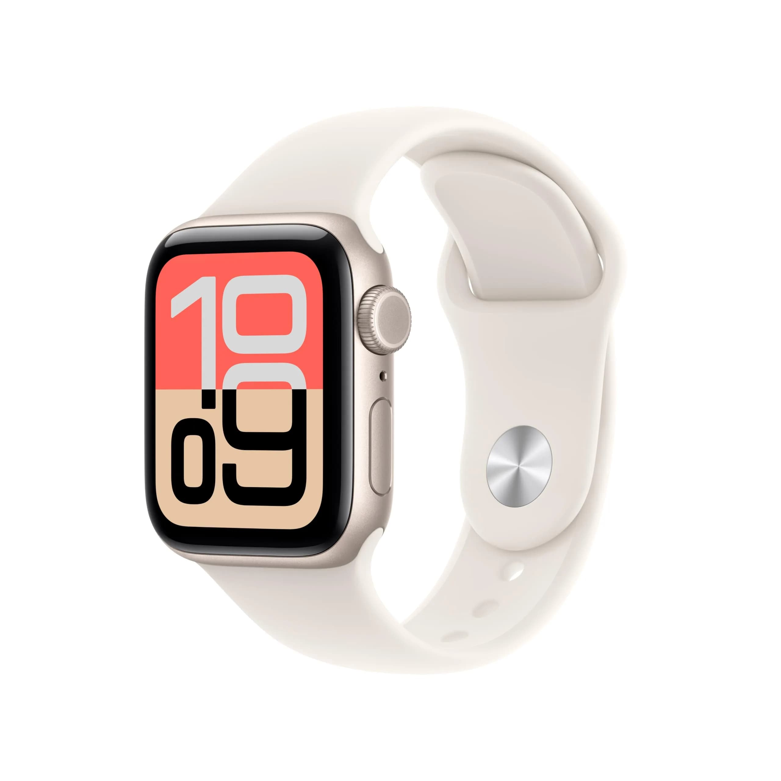 Apple Watch SE 3 GPS + Cellular 40mm Starlight Aluminum Case with Starlight Sport Band | Fitness & Sleep Tracker - main product image