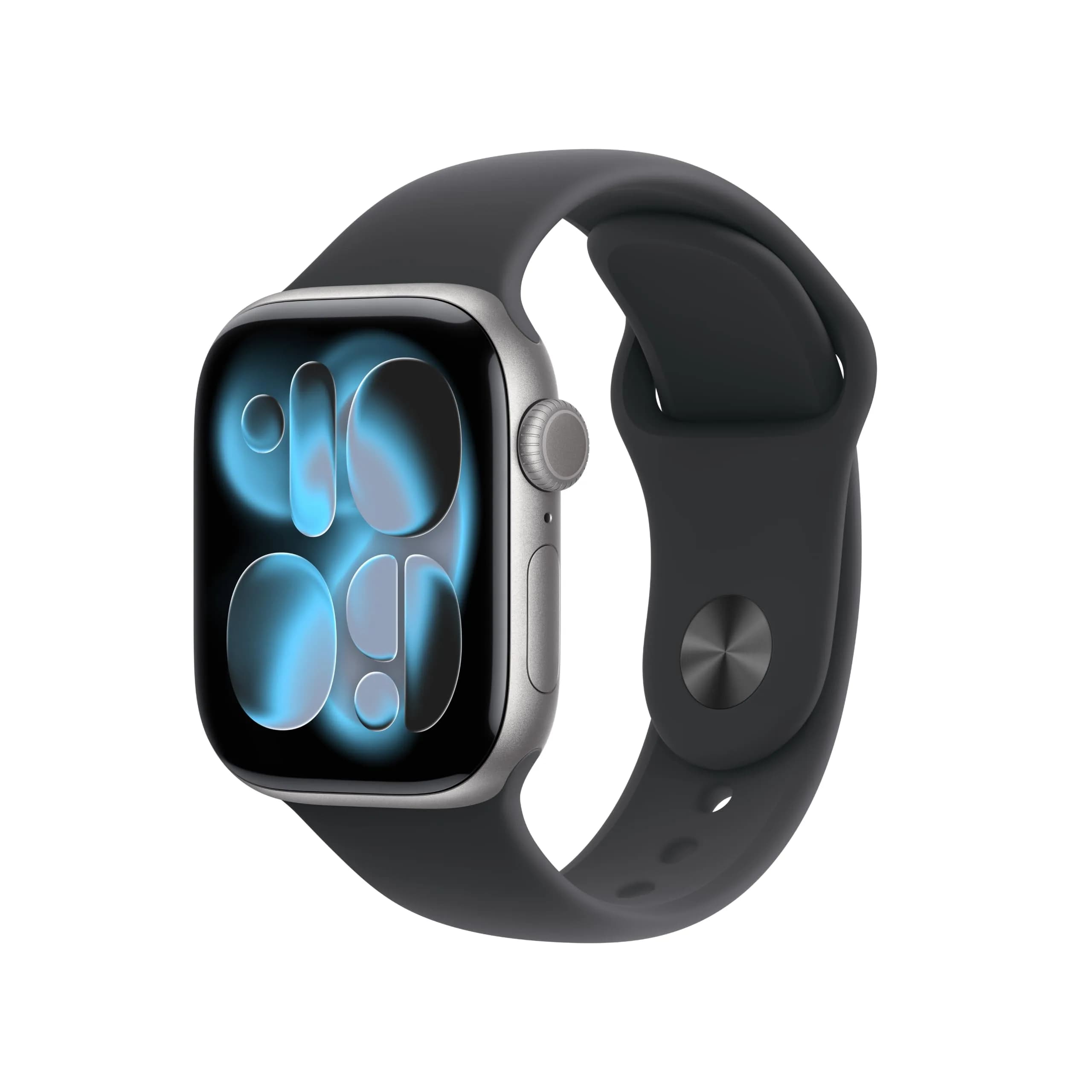 Apple Watch Series 11 GPS 42mm Space Gray Aluminum Case with Black Sport Band | Health & Fitness Tracker - main product image