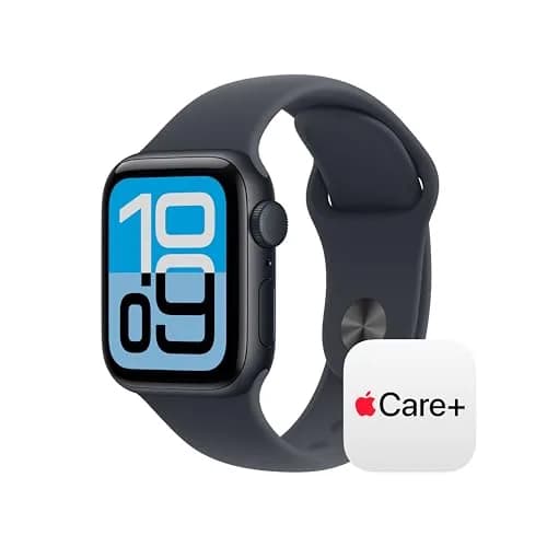 Apple Watch SE 3 GPS 40mm Midnight Aluminium Case with Midnight Sport Band S/M | Health & Fitness Tracking - main product image