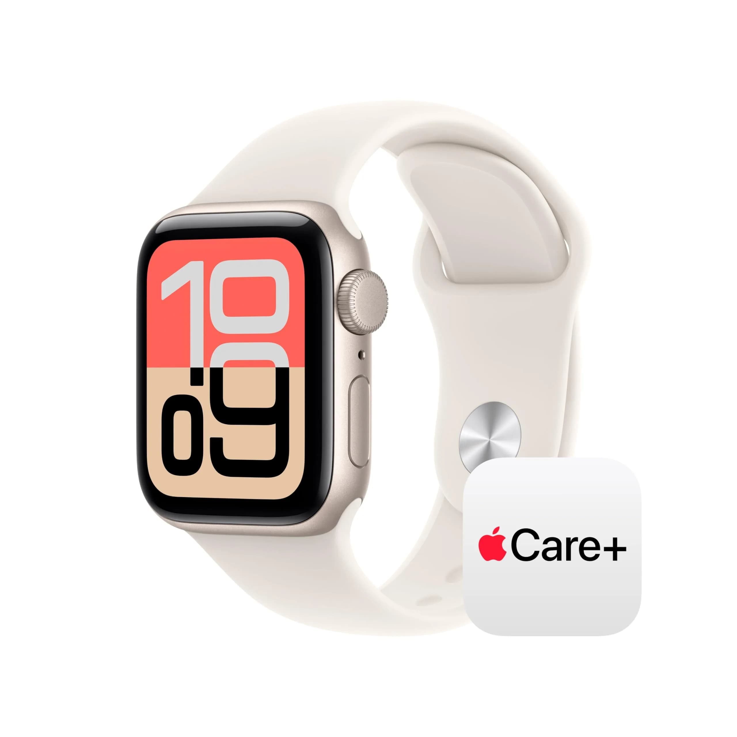 Apple Watch SE 3 GPS 40mm Smartwatch | Starlight Aluminium Case with Starlight Sport Band - main product image