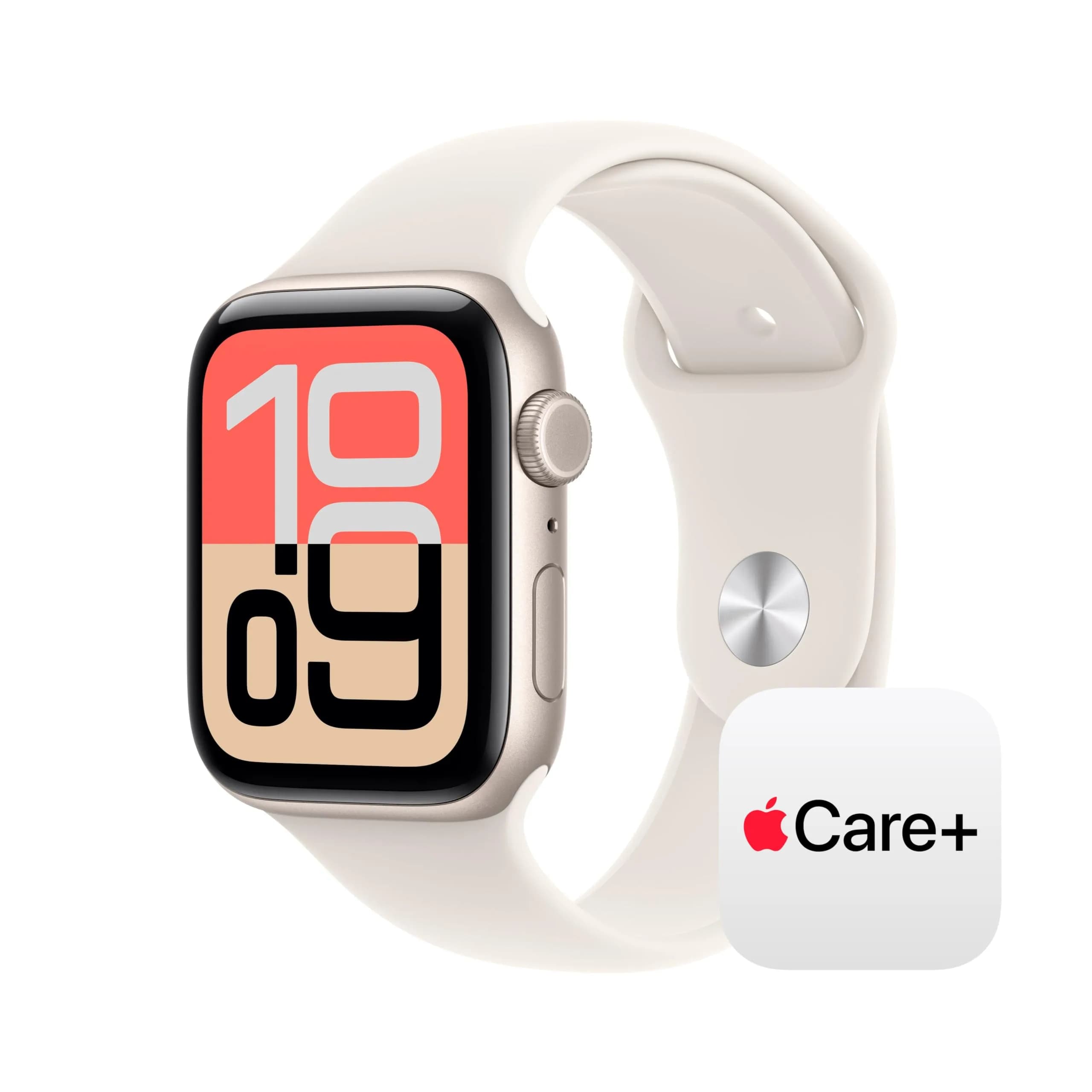 Apple Watch SE 3 GPS + Cellular 44mm Smartwatch | Starlight Aluminium Case & Sport Band (M/L) - main product image