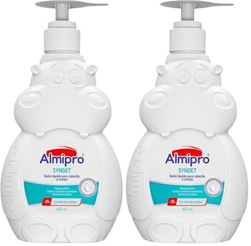 almipro Syndet Baby Hair and Body Wash with Oatmeal and Aloe Vera, 830ml (28 Fl Oz) Pack of 2 | Gentle, Soap-Free Cleansing for Sensitive Skin - main product image
