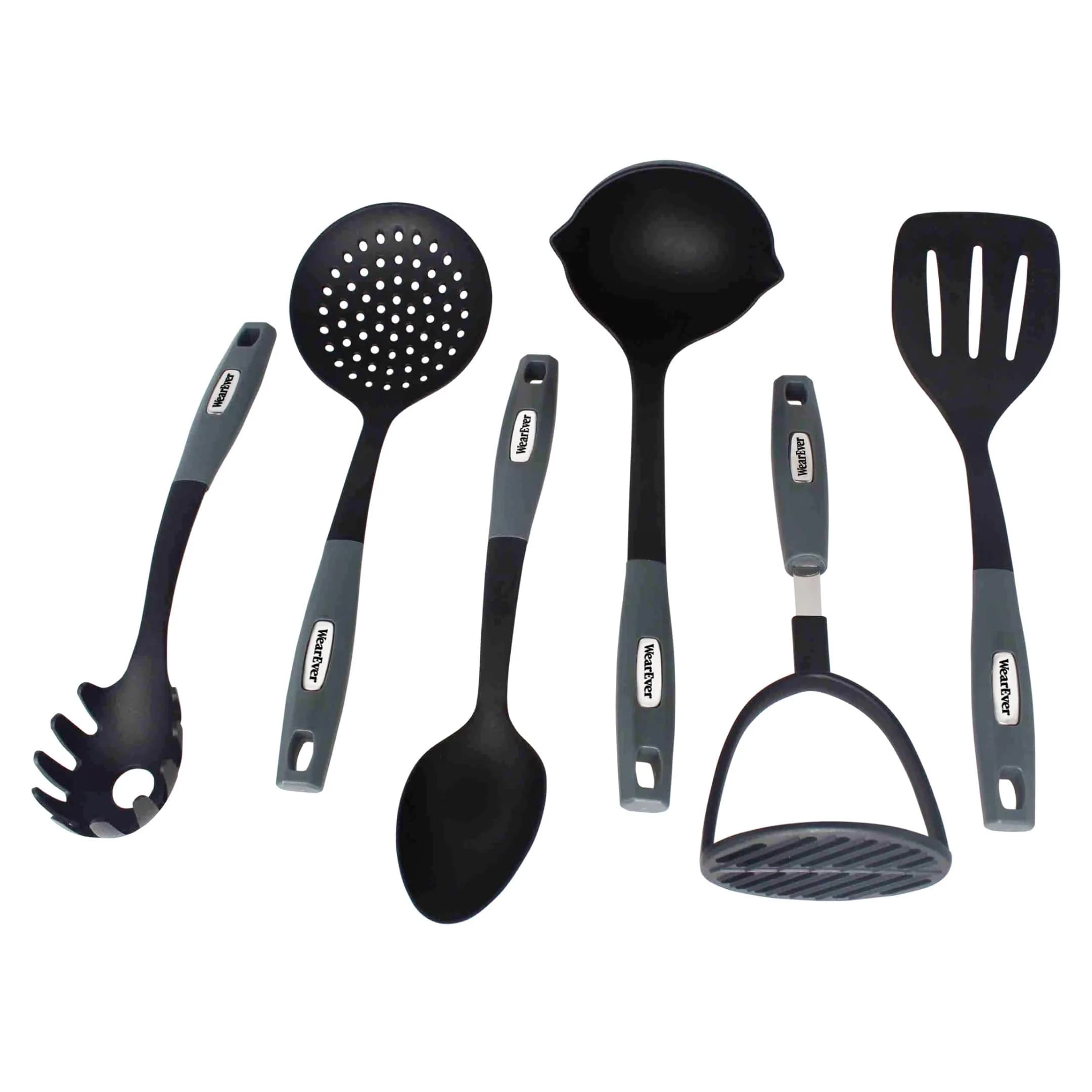 Wearever 6 Piece Nylon Kitchen Utensil Set | Durable, Heat-Resistant, Nonstick Friendly (70-120 chars)