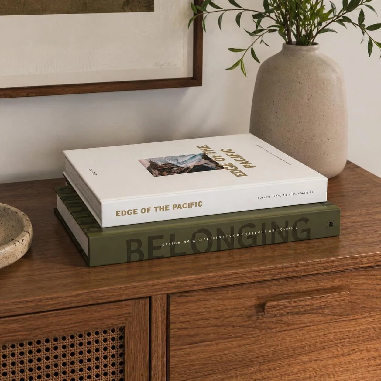 ZICOTO Decorative Books Set of 2 | Modern Home Accent for Coffee Table & Shelf - main product image