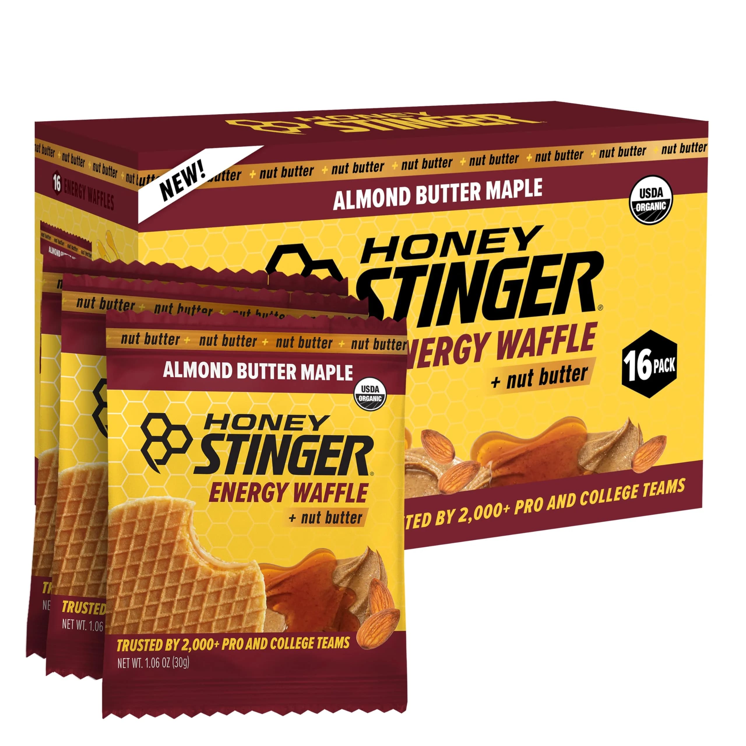Honey Stinger Organic Waffle Energy Stroopwafel for Exercise, Endurance & Performance (2.4 oz / 68g) - main product image