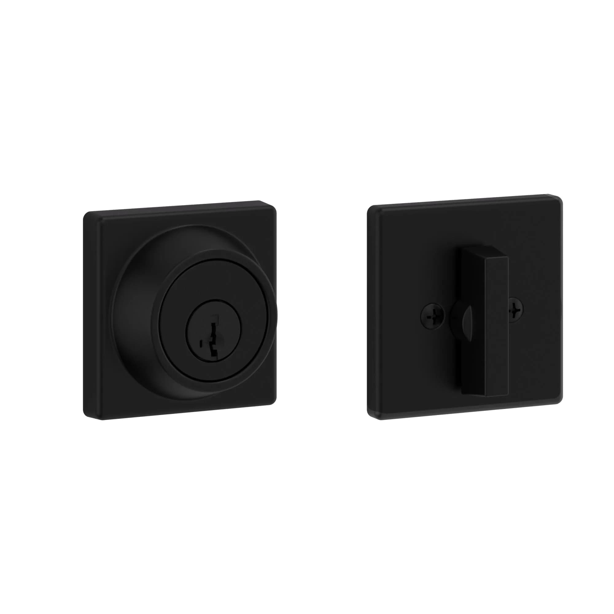 Kwikset Single Cylinder Deadbolt with SmartKey Lock, Satin Nickel | Secure Entry for Indian Homes