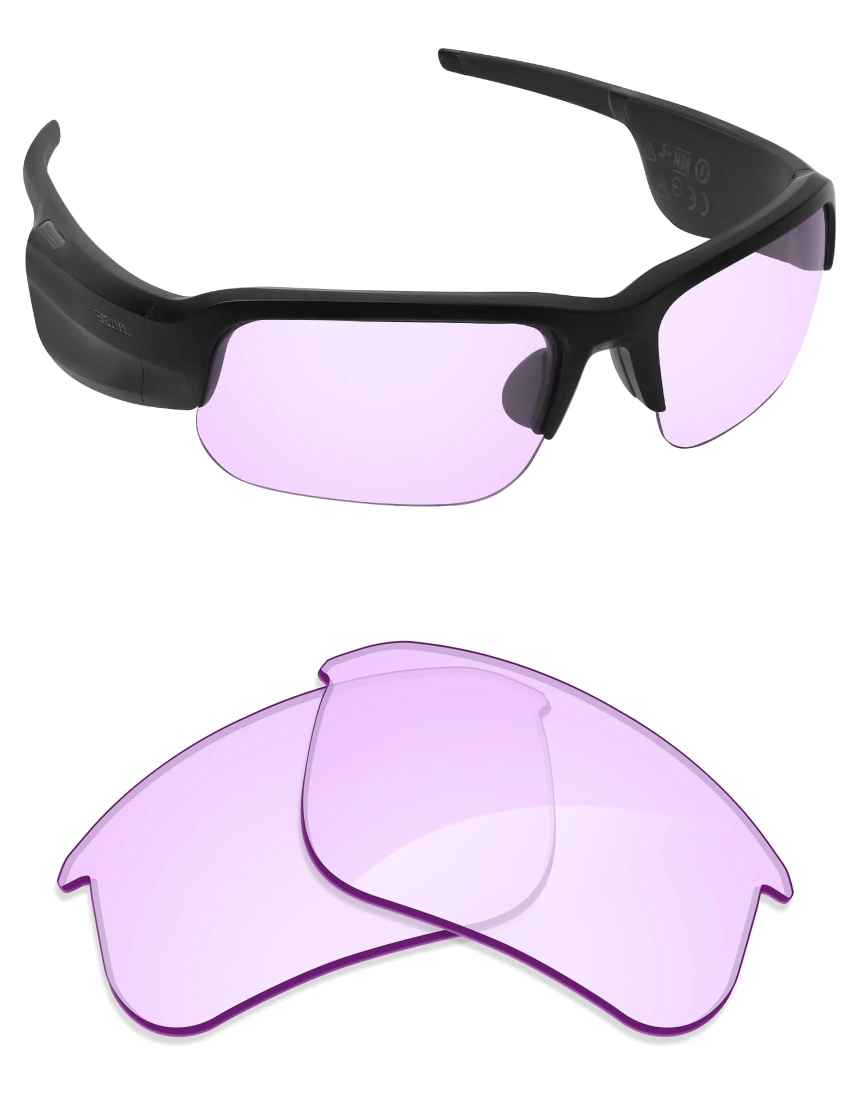 Alphax Low Light Pink Replacement Lenses for Bose Tempo BMD0010 | 100% UV & Impact Resistant