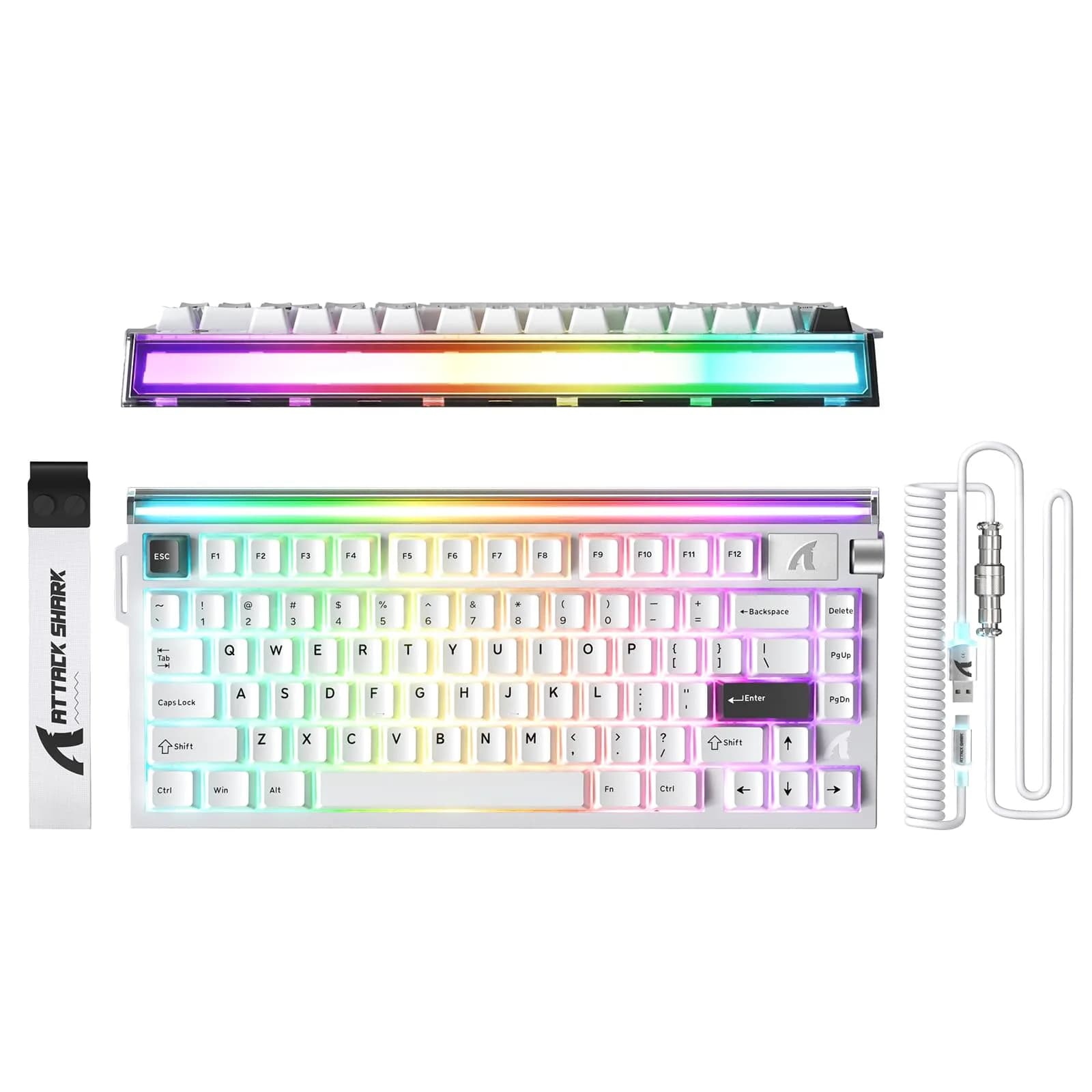 ATTACK SHARK R85 HE Magnetic Wired Gaming Keyboard 75% Layout | 8000Hz Polling Rate, 0.005mm RT Precision - main product image