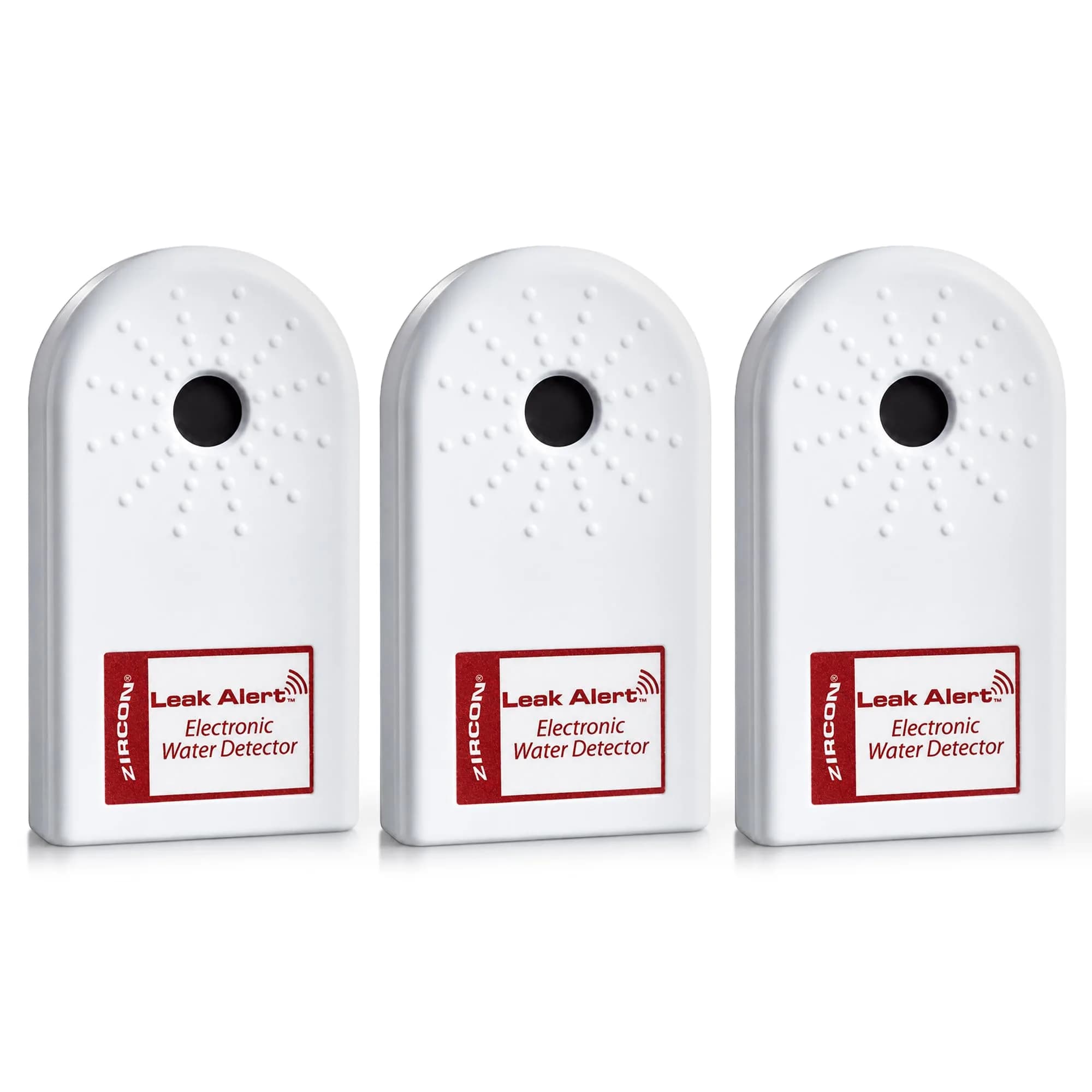 Zircon Leak Alert™ Water Leak Detector 3 Pack | Loud 90 dB Water Alarm for Home & Basement - main product image