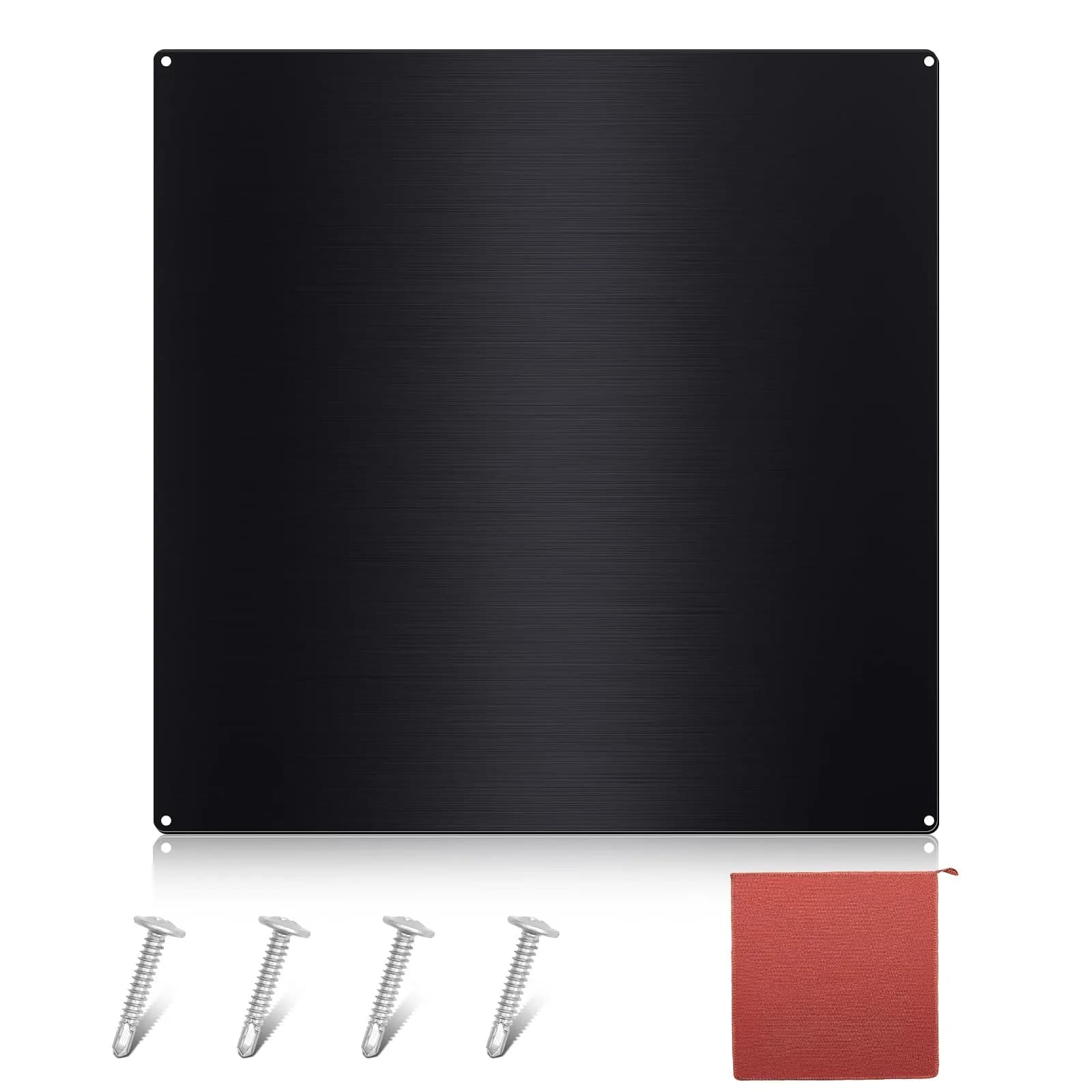 Yaocom Black Stainless Steel Backsplash for Stove, 36x36 Inch | Kitchen Wall Protection - main product image
