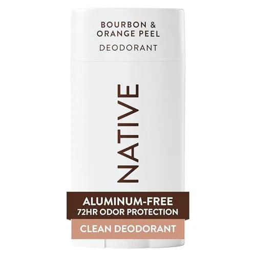 Native Bourbon & Orange Peel Deodorant Stick 77g (2.65oz) | 72-Hour Odor Control - main product image