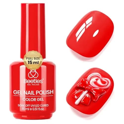 Beetles Gel Polish My Signature 15ML/0.51Fl Oz | Bright Red Gel Nail Polish for Summer Nails Art - main product image