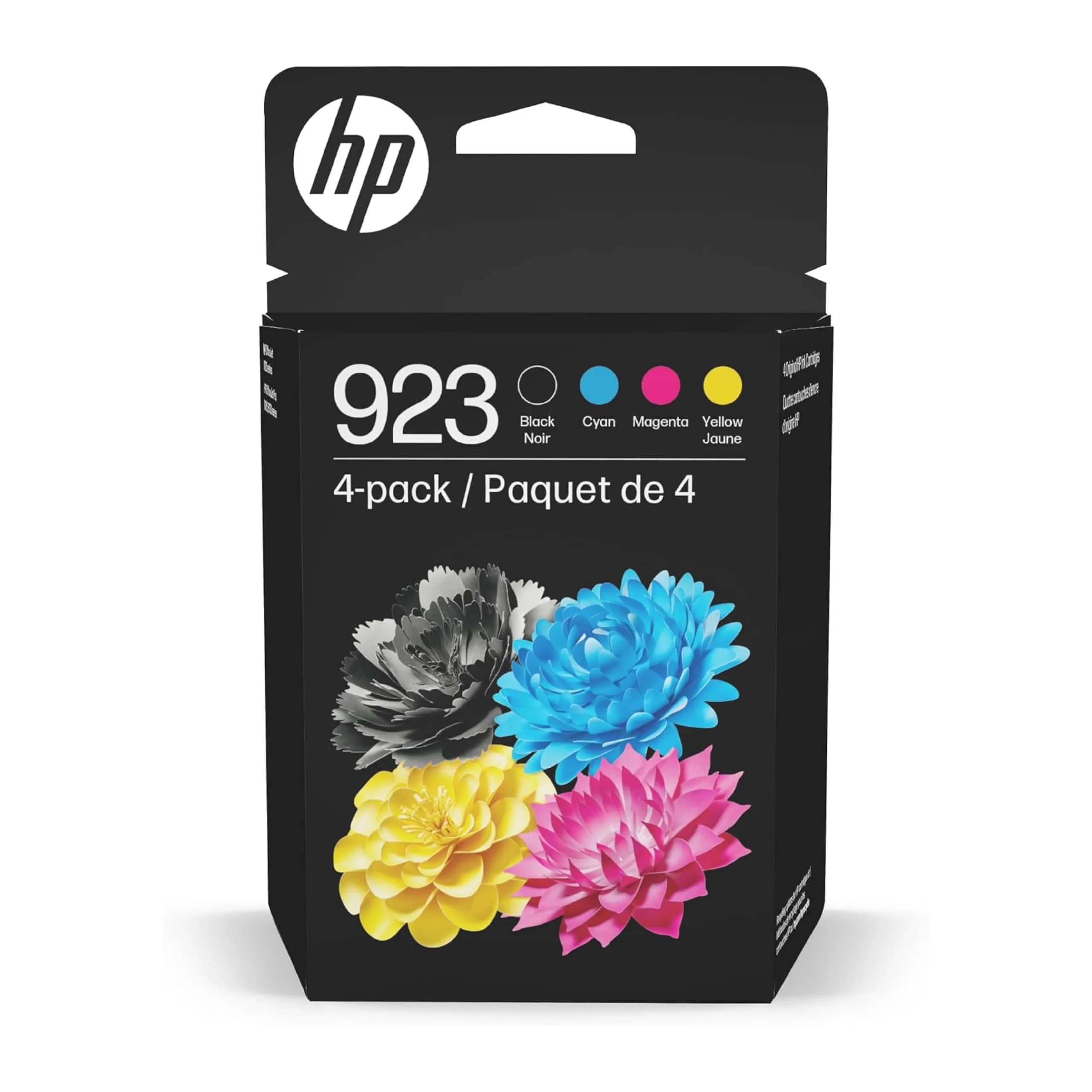 HP 923 Black, Cyan, Magenta, Yellow Ink Cartridges (24-Pack) | Fade-Resistant Documents & Brilliant Images - main product image