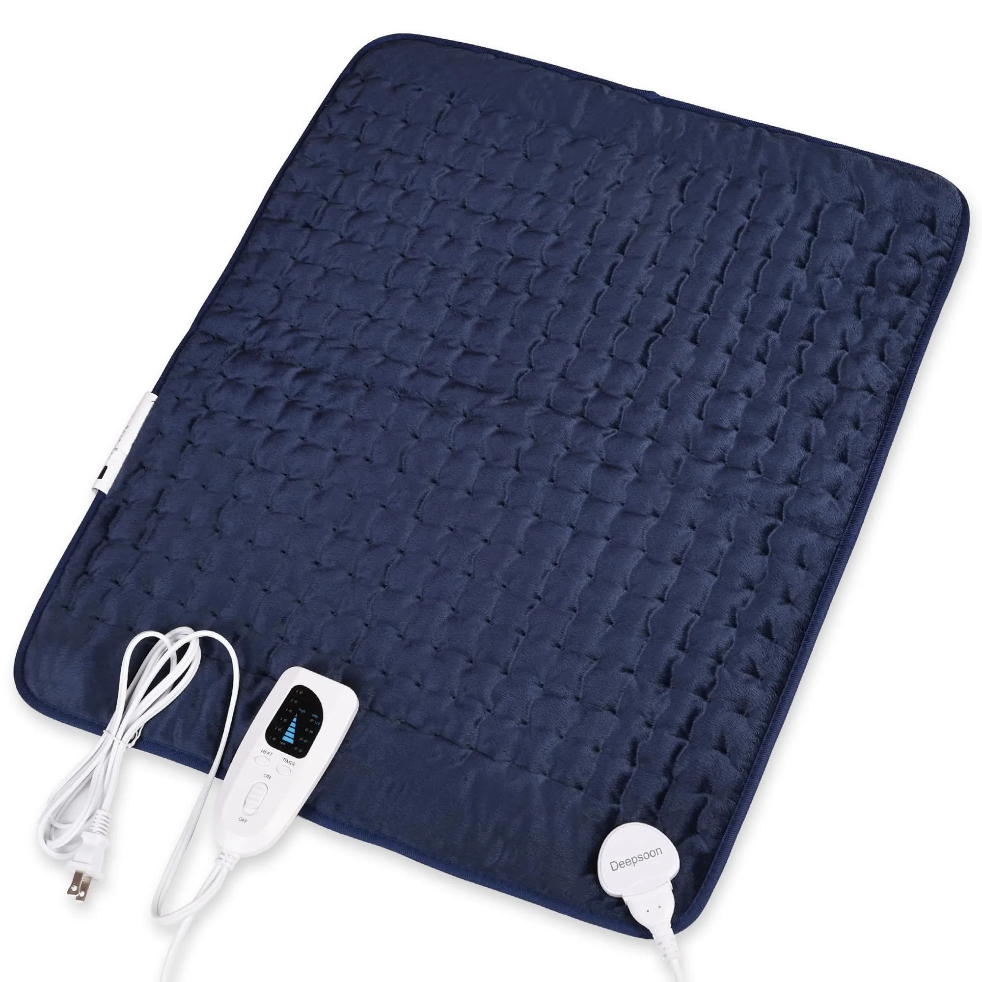 Deepsoon Electric Heating Pad 51x61 cm (24x20 Inch) | 6 Heat Settings with Auto Shut-off - main product image