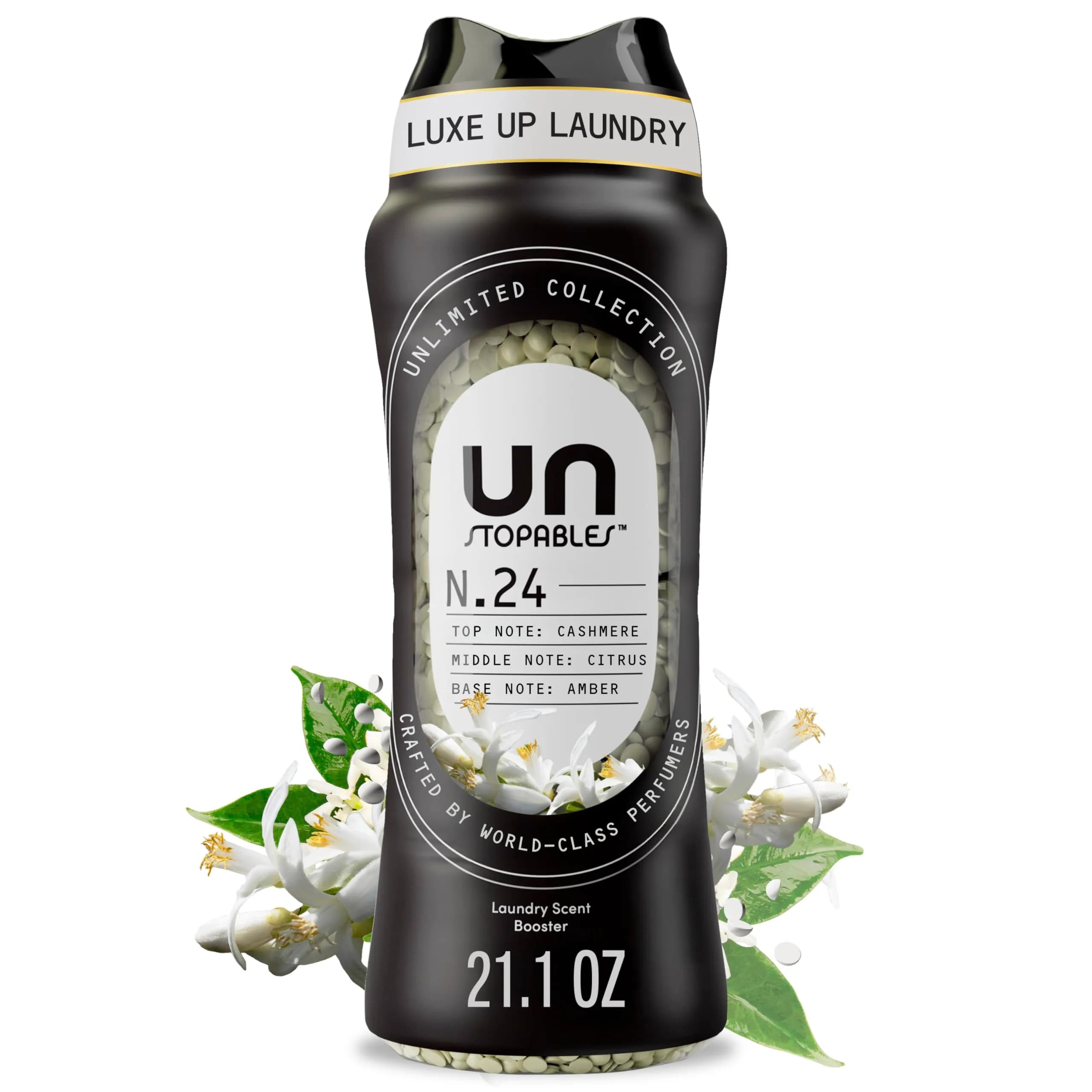 Downy Unstopables Unlimited Collection In-Wash Laundry Scent Booster Beads, Fragrance No. 24, 21.1 oz - main product image