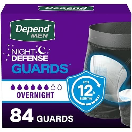Depend Guards for Men Incontinence Pads, Maximum Absorbency, 168 Count | USA Imported - main product image