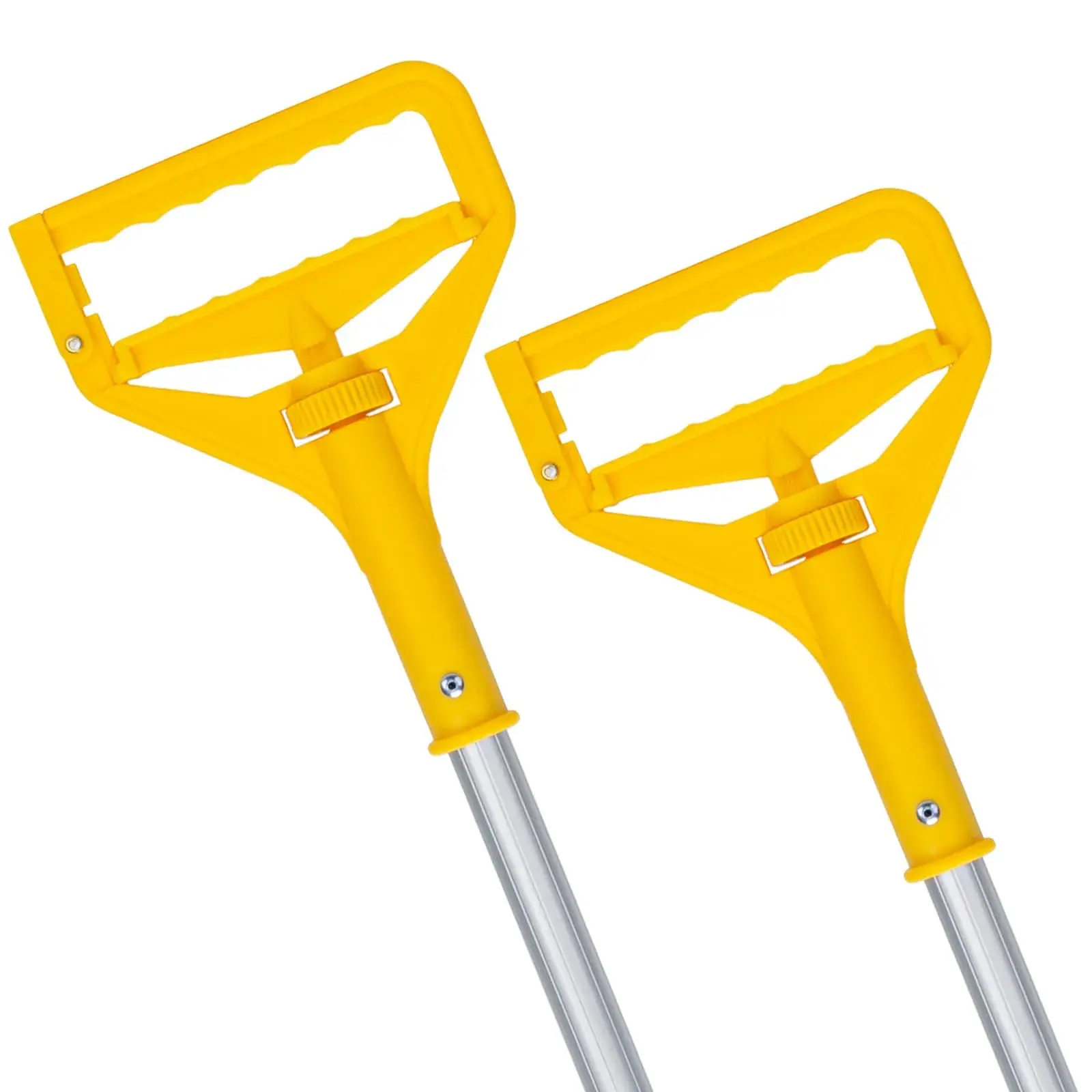 KeFanta Commercial Mop Handle Heavy Duty 2 Pack | 152 cm (59 inch) Aluminum Side Gate Mop Stick - main product image