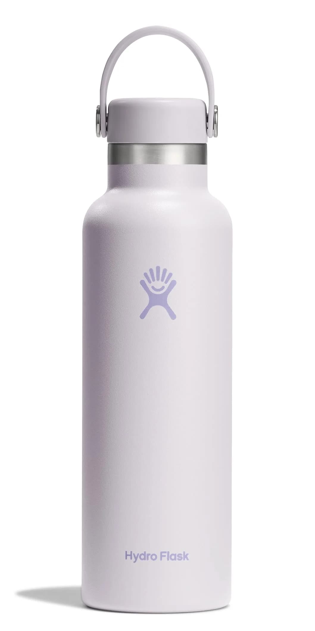 Hydro Flask Standard Mouth Water Bottle 710ml (24 Oz) | Insulated Stainless Steel, Leakproof, Purple