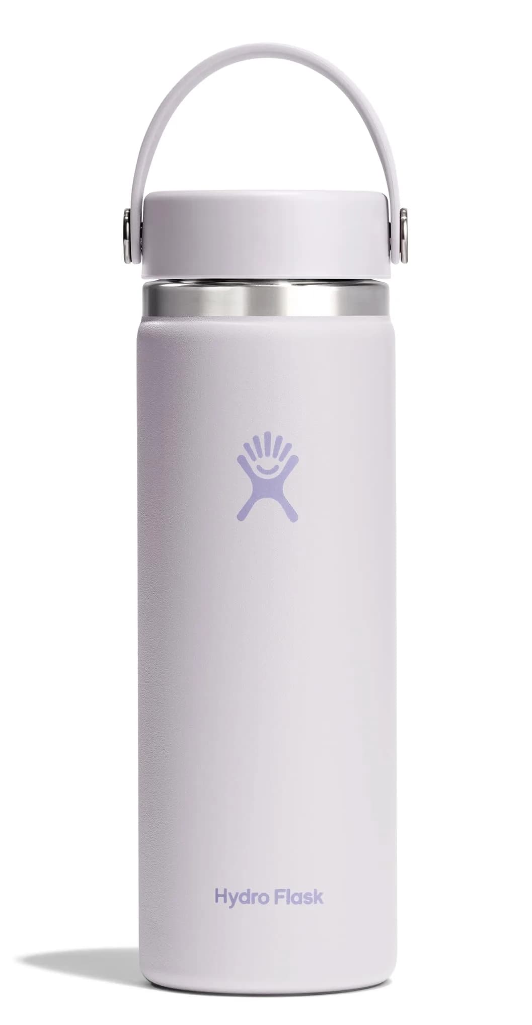 Hydro Flask Wide Mouth Water Bottle 20 oz (591 mL) | Insulated Stainless Steel, Cloud Pink - main product image