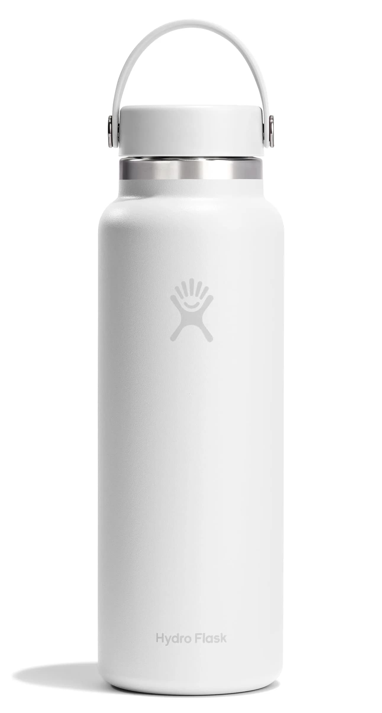 Hydro Flask 40 Oz Tonal White Wide Mouth Water Bottle | Insulated Stainless Steel, Cold 24 Hrs, Hot 12 Hrs - main product image