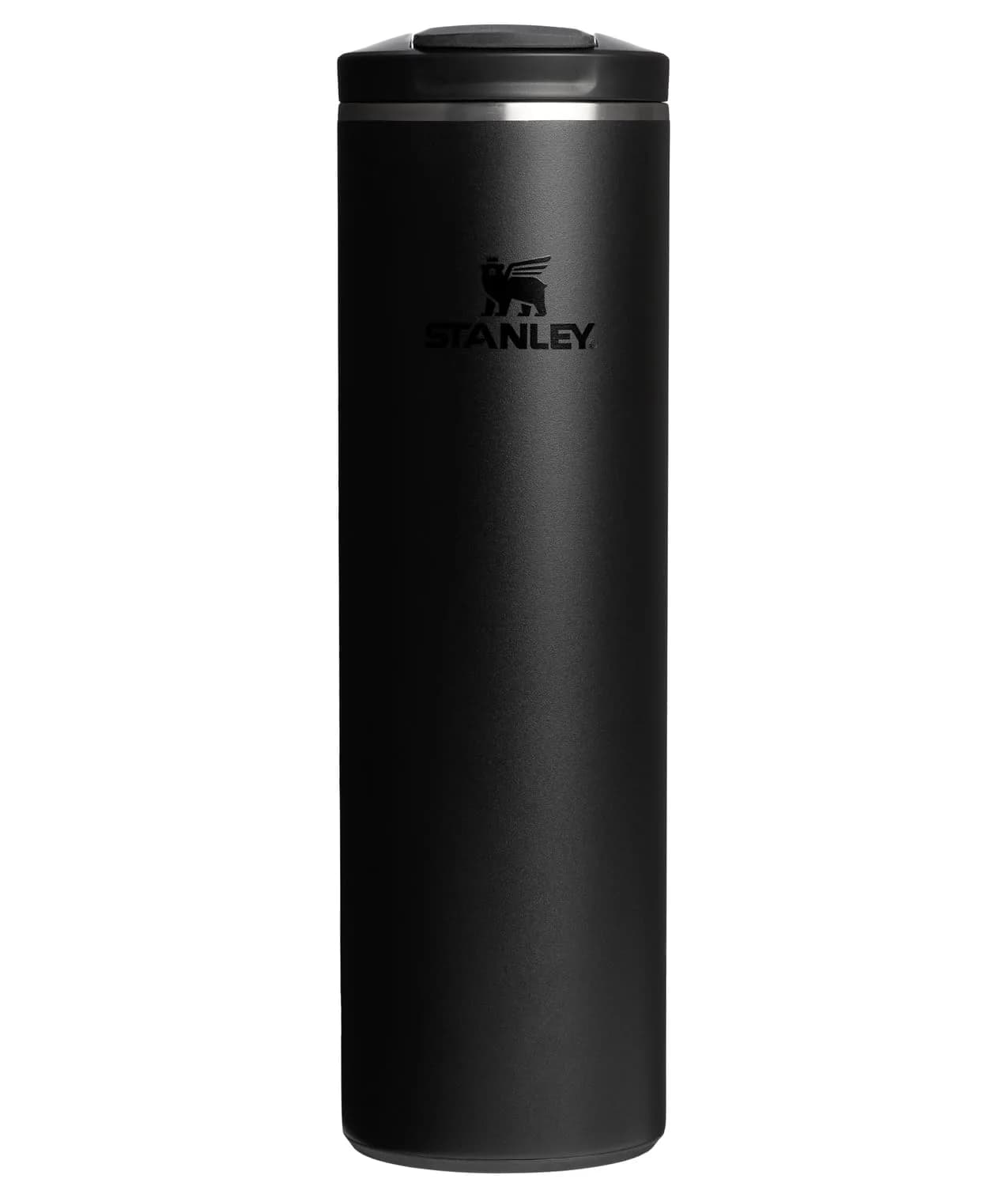 STANLEY Transit Flip Top Mug, 20 oz, Black 2.0 | Lightweight, Leakproof, Double Wall Insulation