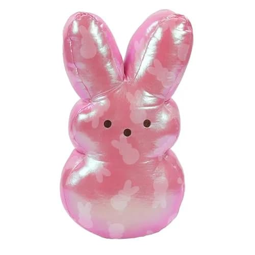 Animal Adventure 15" Lamรฉ Pink Bunny Peeps Plush | Easter Basket Stuffed Animals for Kids - main product image