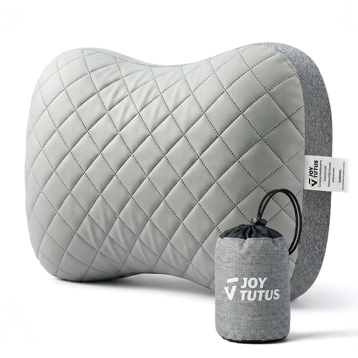 JOYTUTUS Inflatable Camping Pillow Ultralight for Travel, Camping, Hiking | Ergonomic Neck & Lumbar Support - main product image